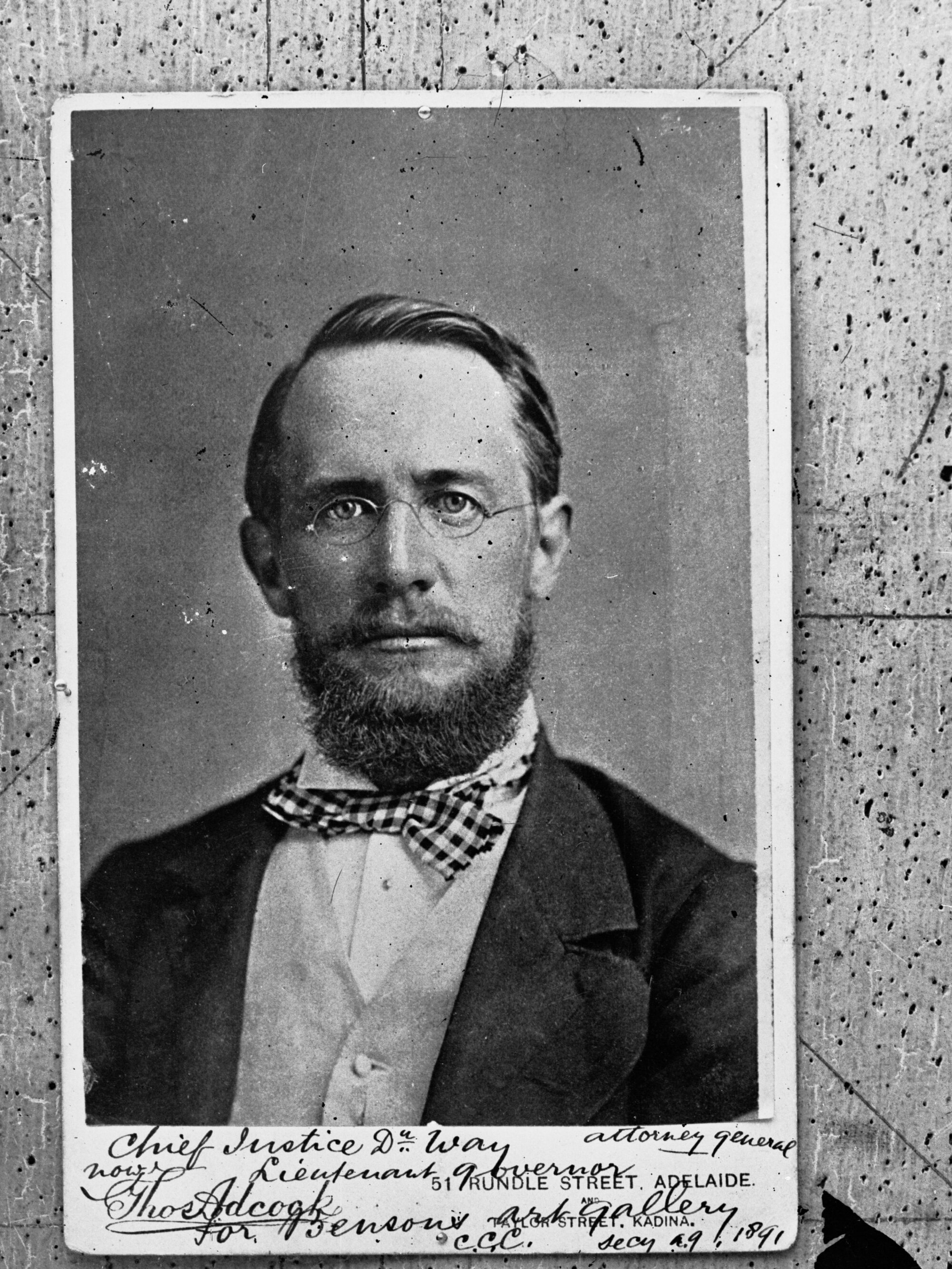 Portrait of Chief Justice Doctor Way - Attorney General (portrait by T ...