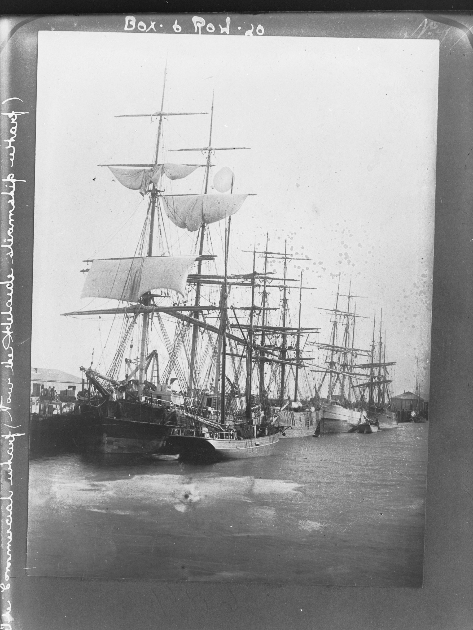 Ships at the Commercial Wharf, Port Adelaide
