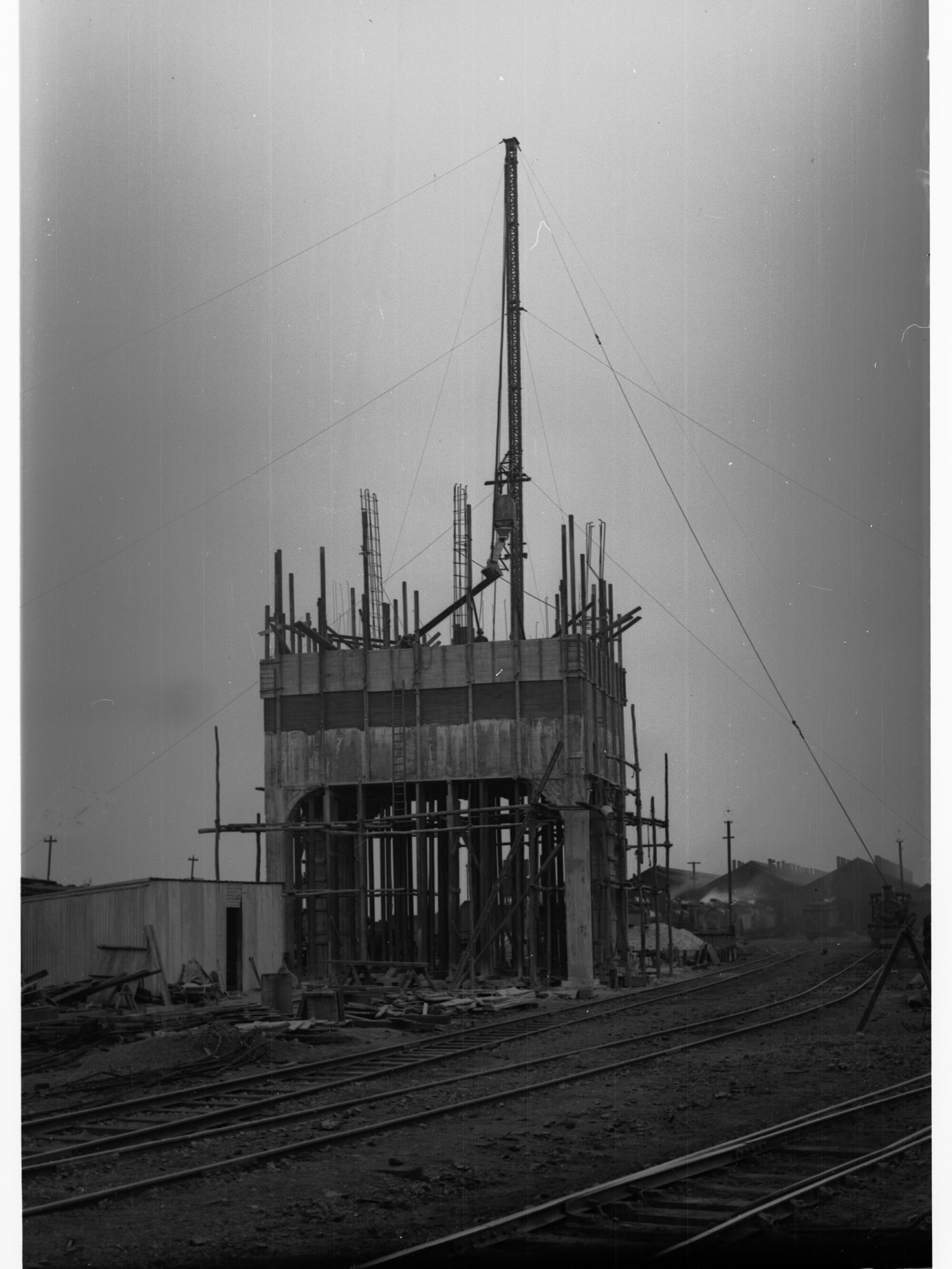 Construction of coal handling plant, Peterborough