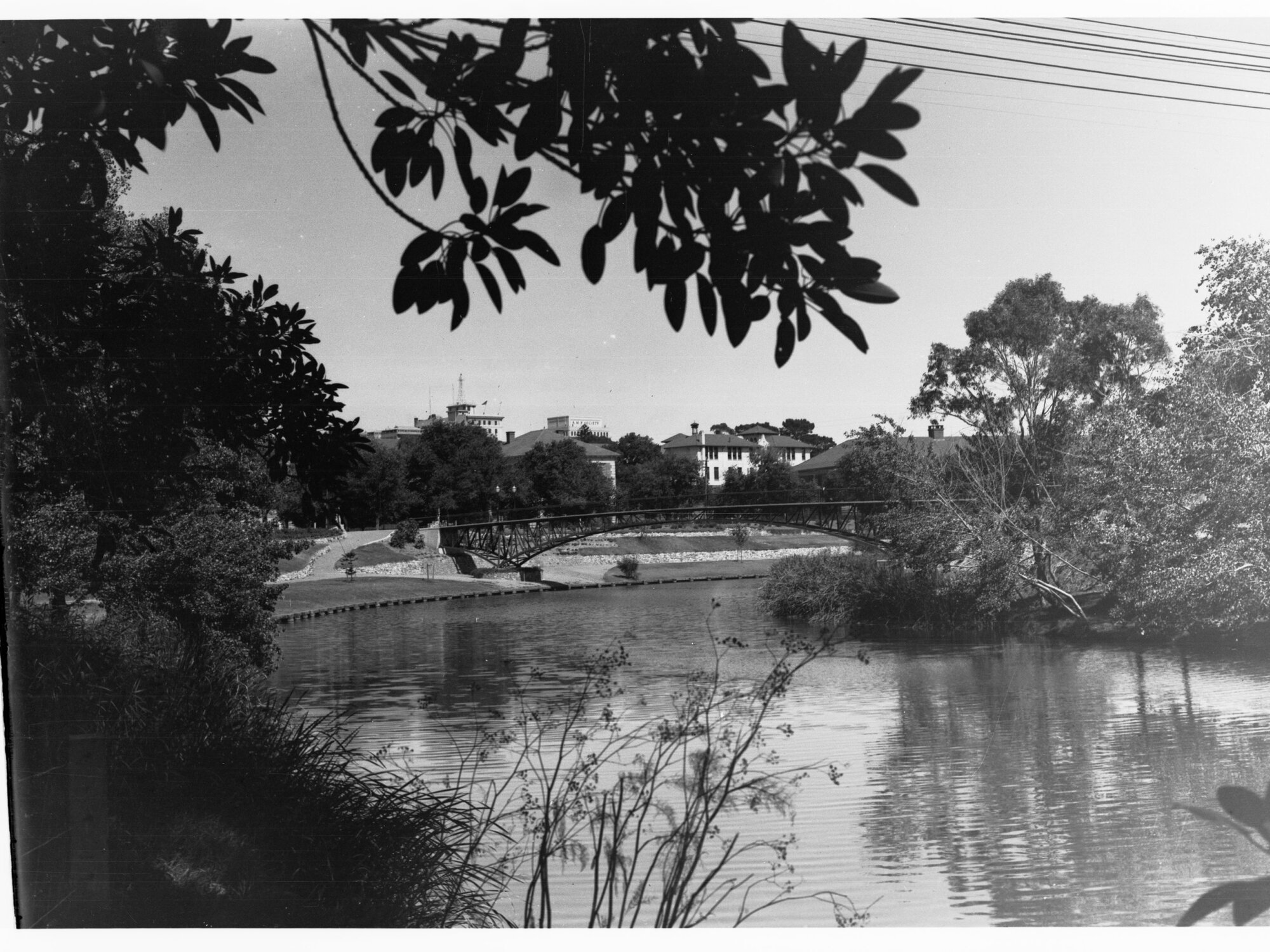 University foot bridge