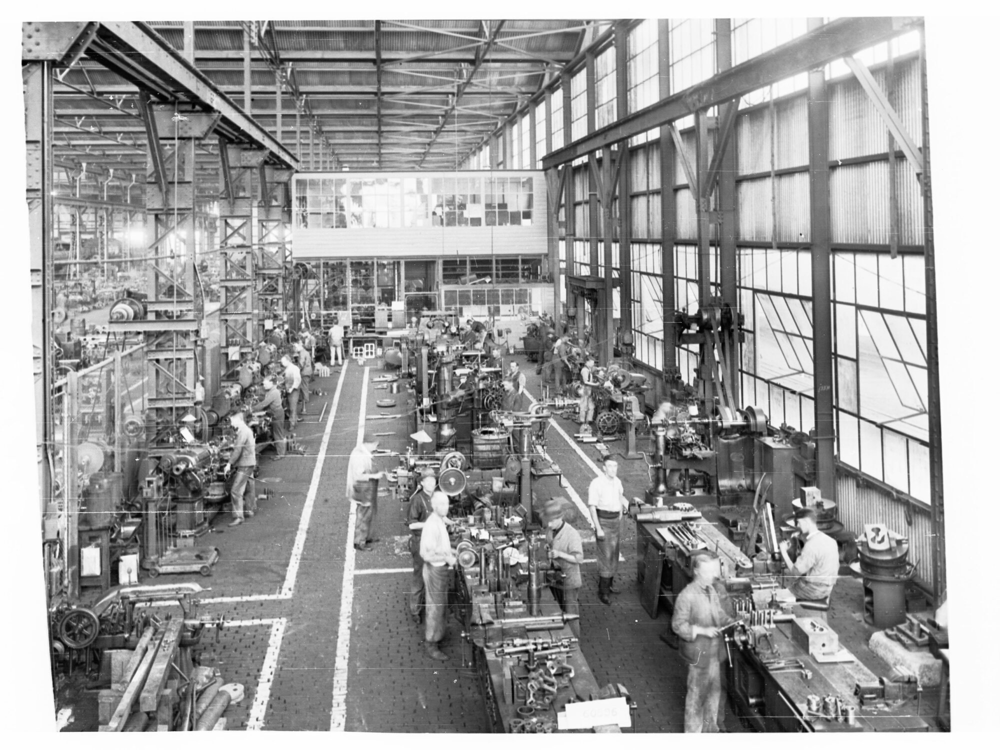 Islington Railway Workshop Showing Men at Work