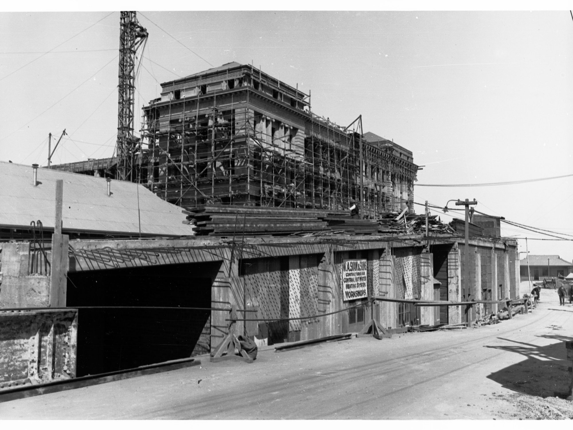 Adelaide Railway Station Under Construction