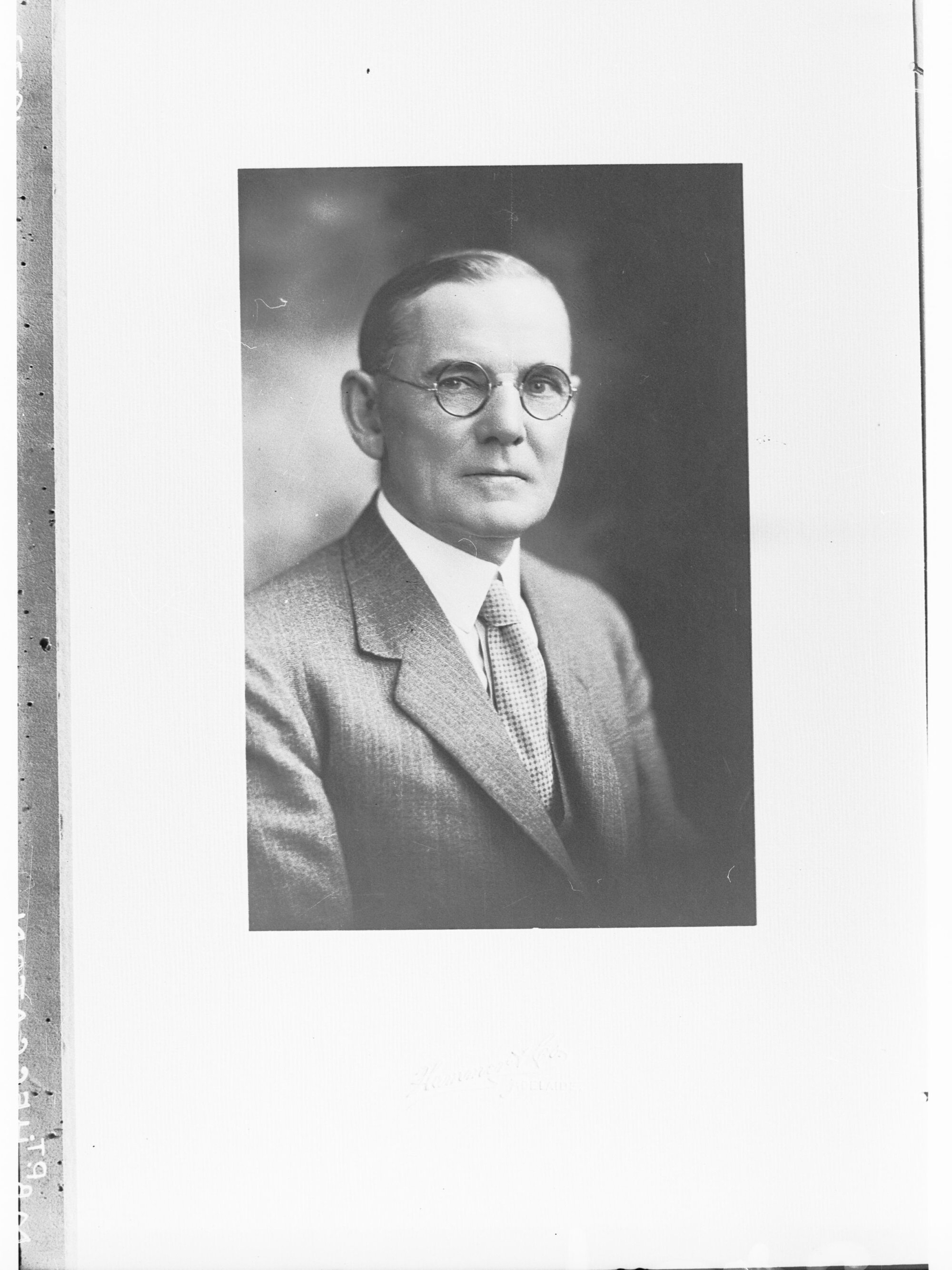 Portrait of Mr P G Heggaton - Biographical Register, page 105