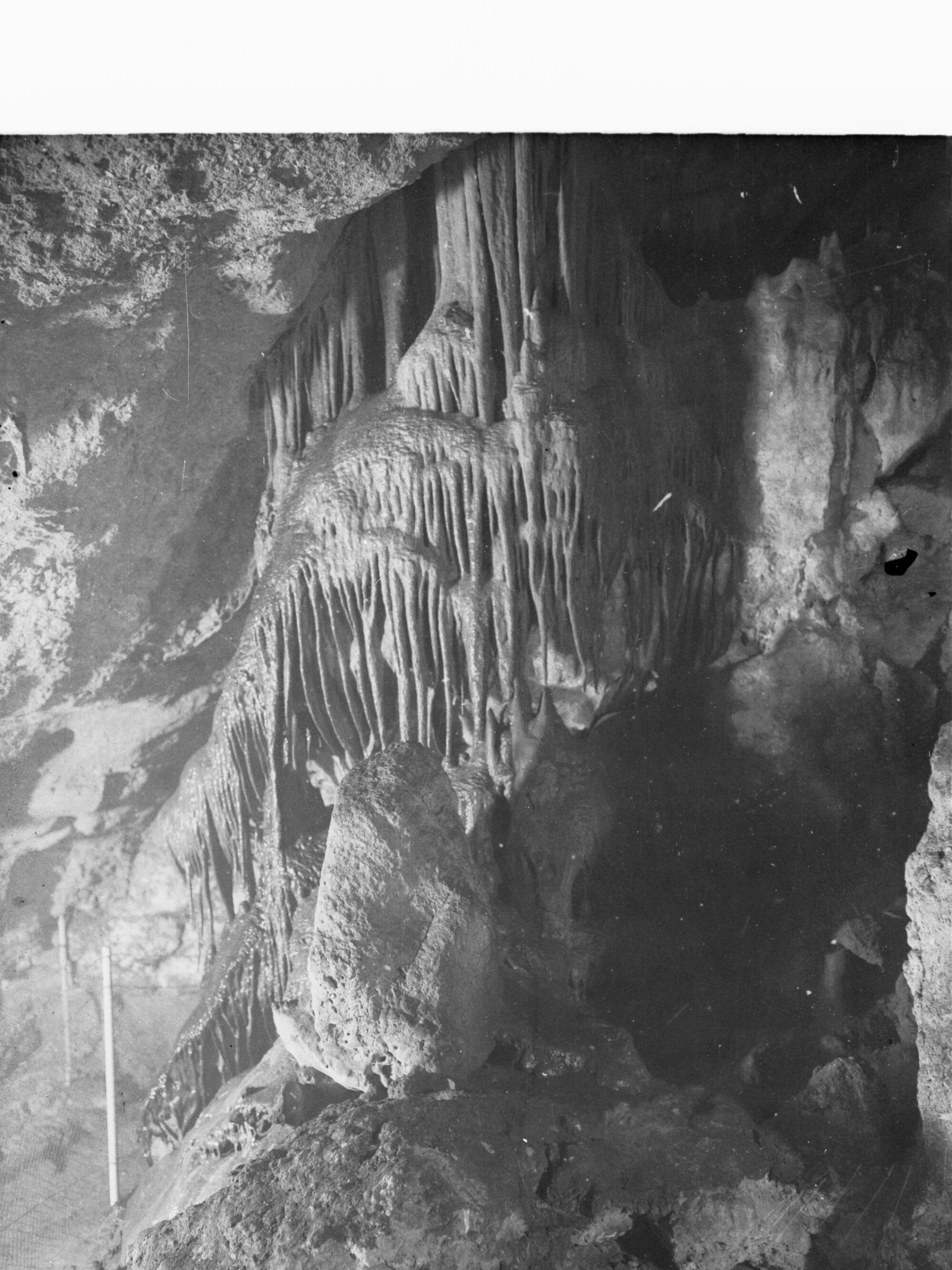 Naracoorte caves showing stalactites