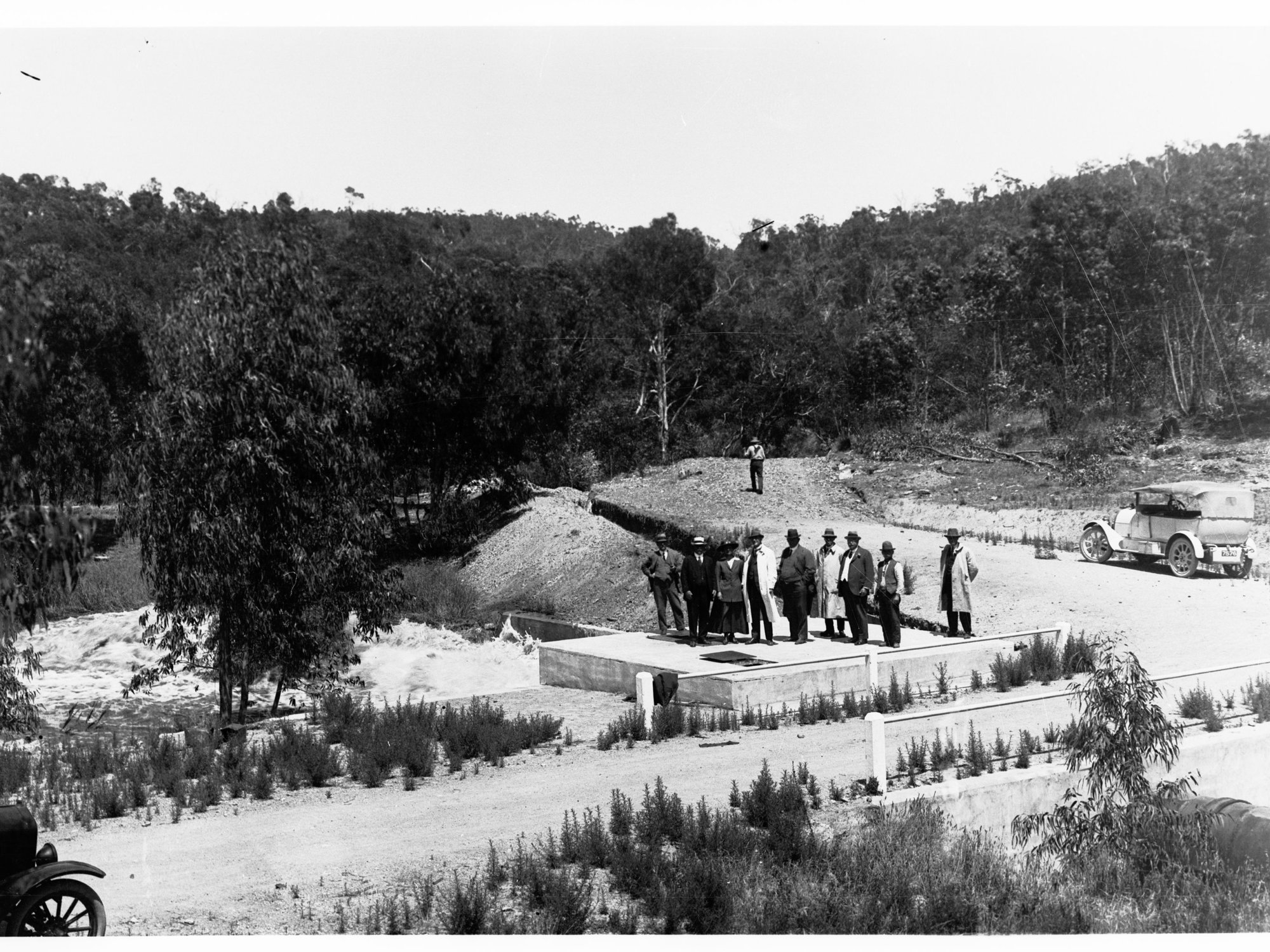 Valve Chamber Looking Downstream of Millbrook Reservoir