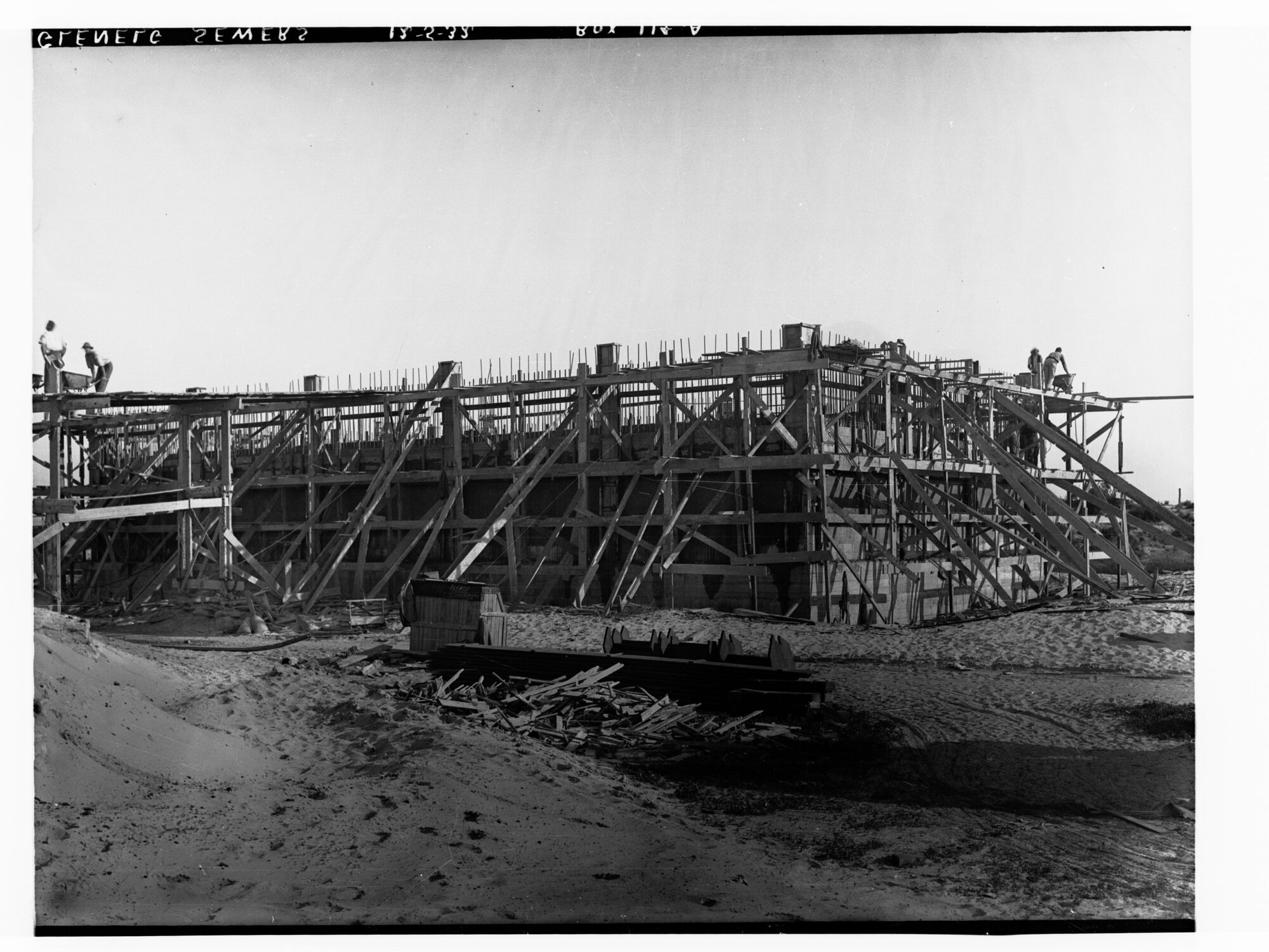 Glenelg Sewers Department construction