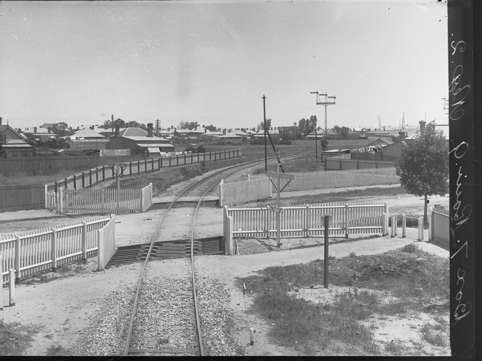Crossing on the Dry Creek Railway Line, Port Adelaide, South Australia