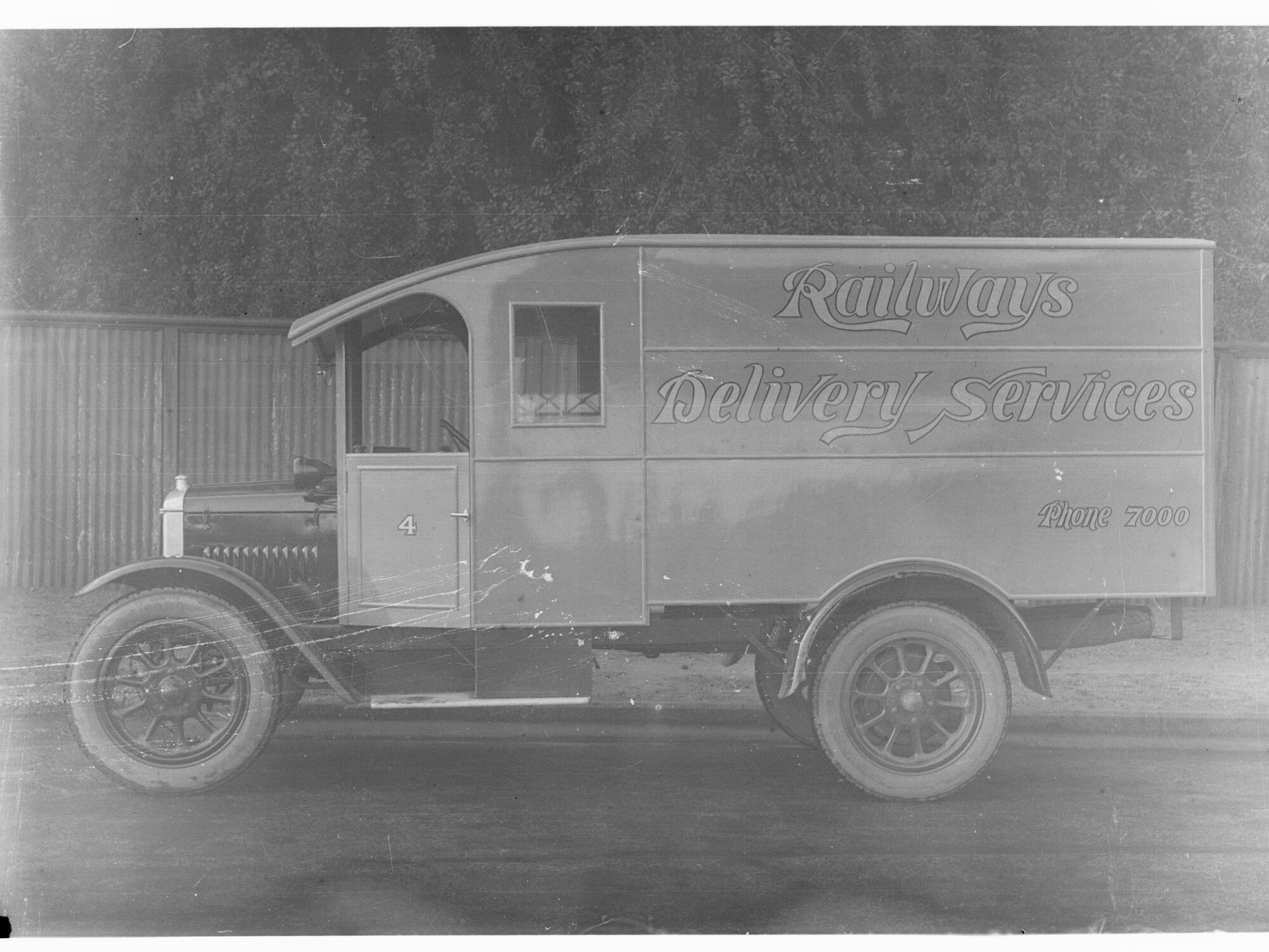 Railways delivery van
