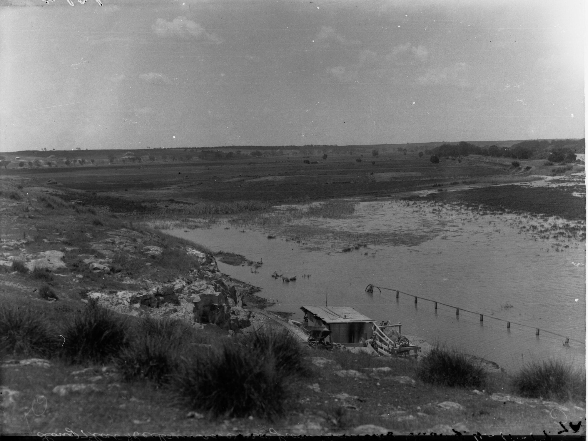 Long Flat reclaimed area from Bartletts Quarry