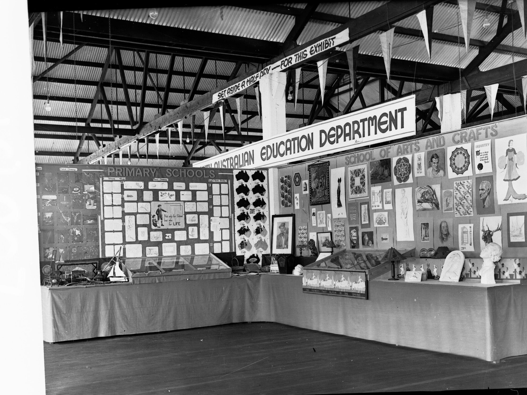 Centenary exhibition - School of Arts and Craft display