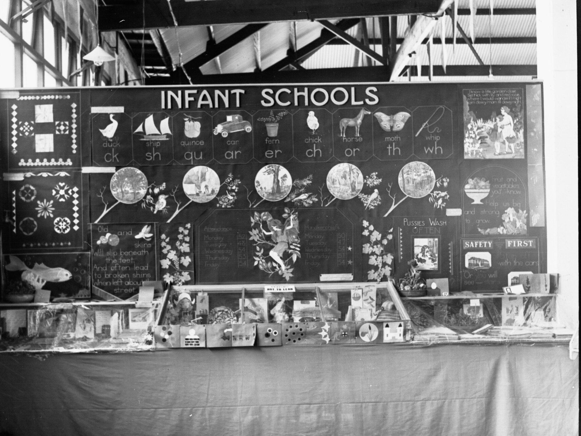 Centenary exhibition infant schools display
