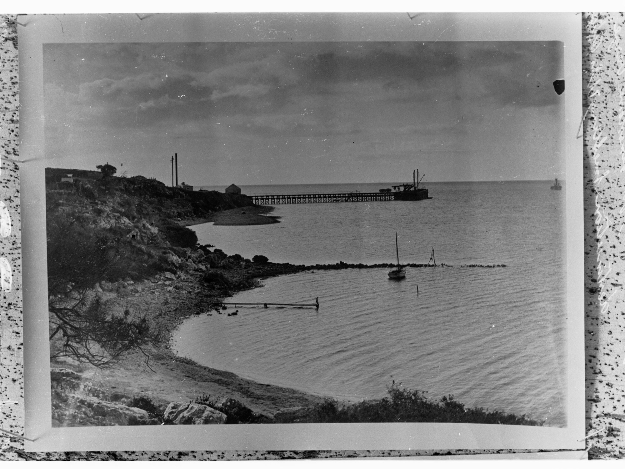Point Turton Jetty - view looking north west.