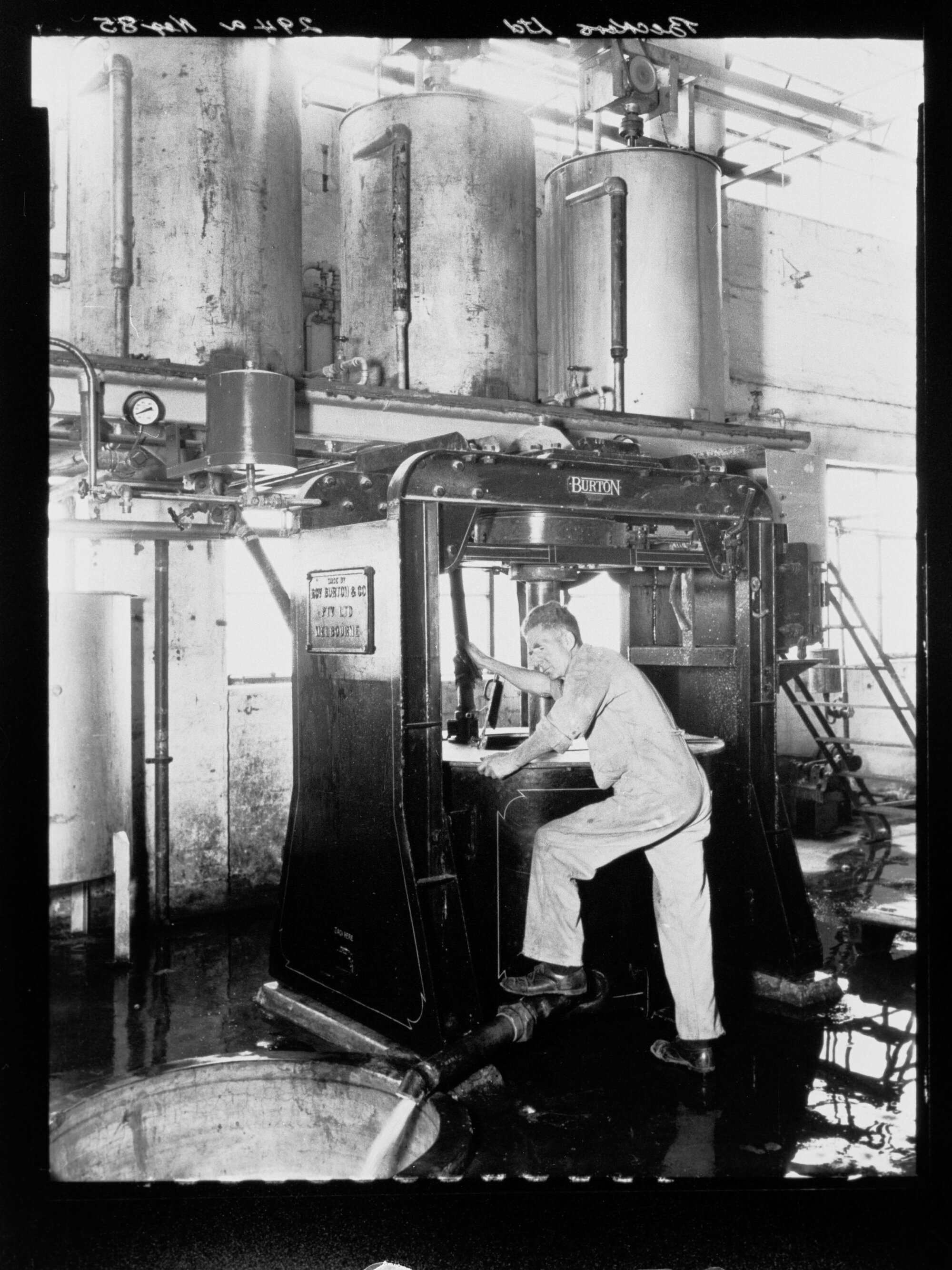 Beckers Ltd - employee using equipment