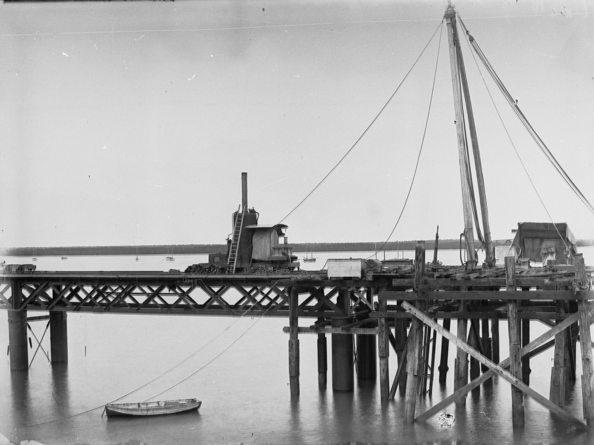 Port Darwin Jetty at high water