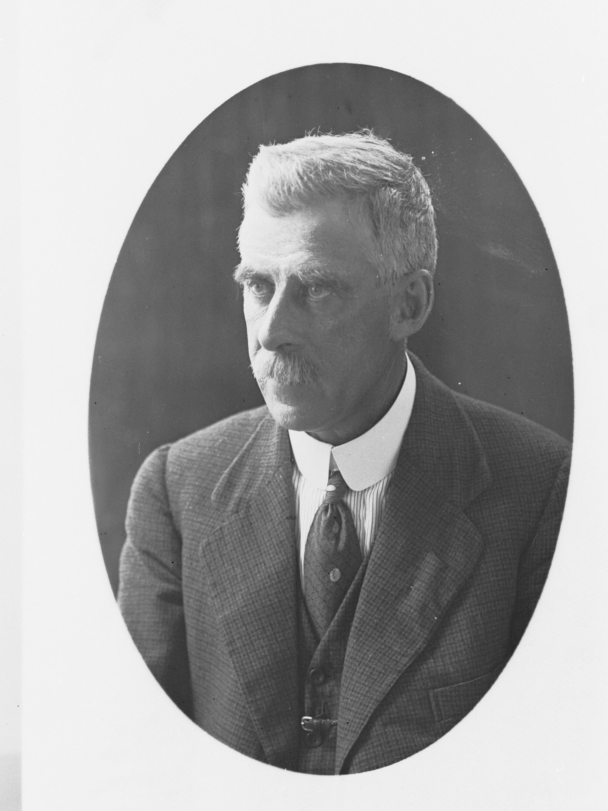 A portrait of A E Kinnear - Secretary to the Public Service Commissioner