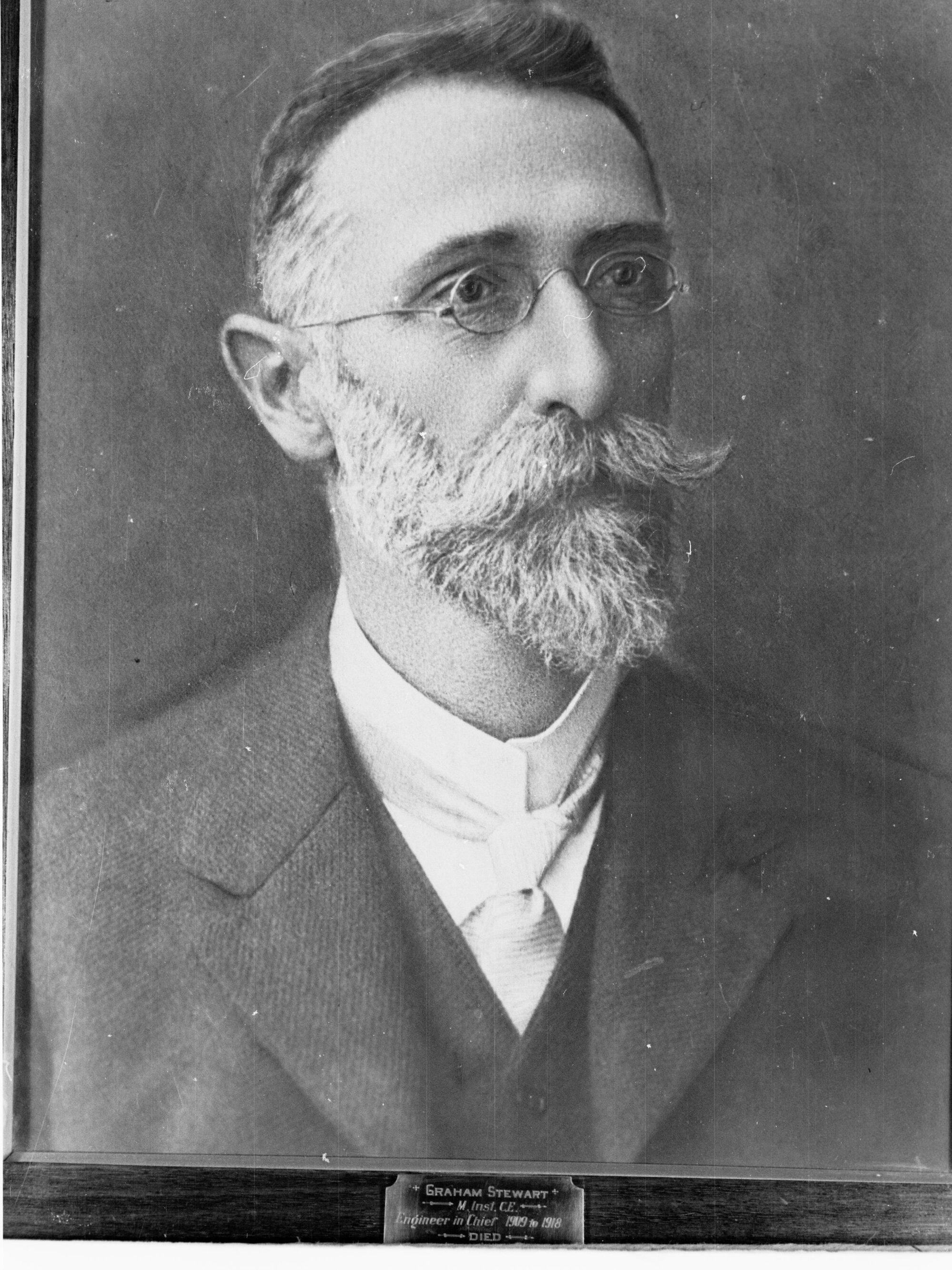 Portrait of Engineer in Chief Mr. Graham Stewart 1909 - 1918 | History ...