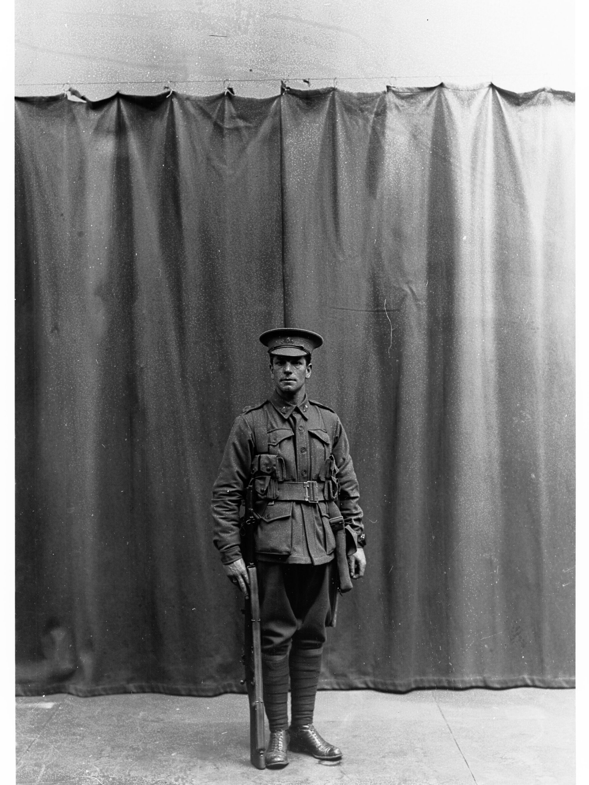 Photograph of  Soldier with Gun