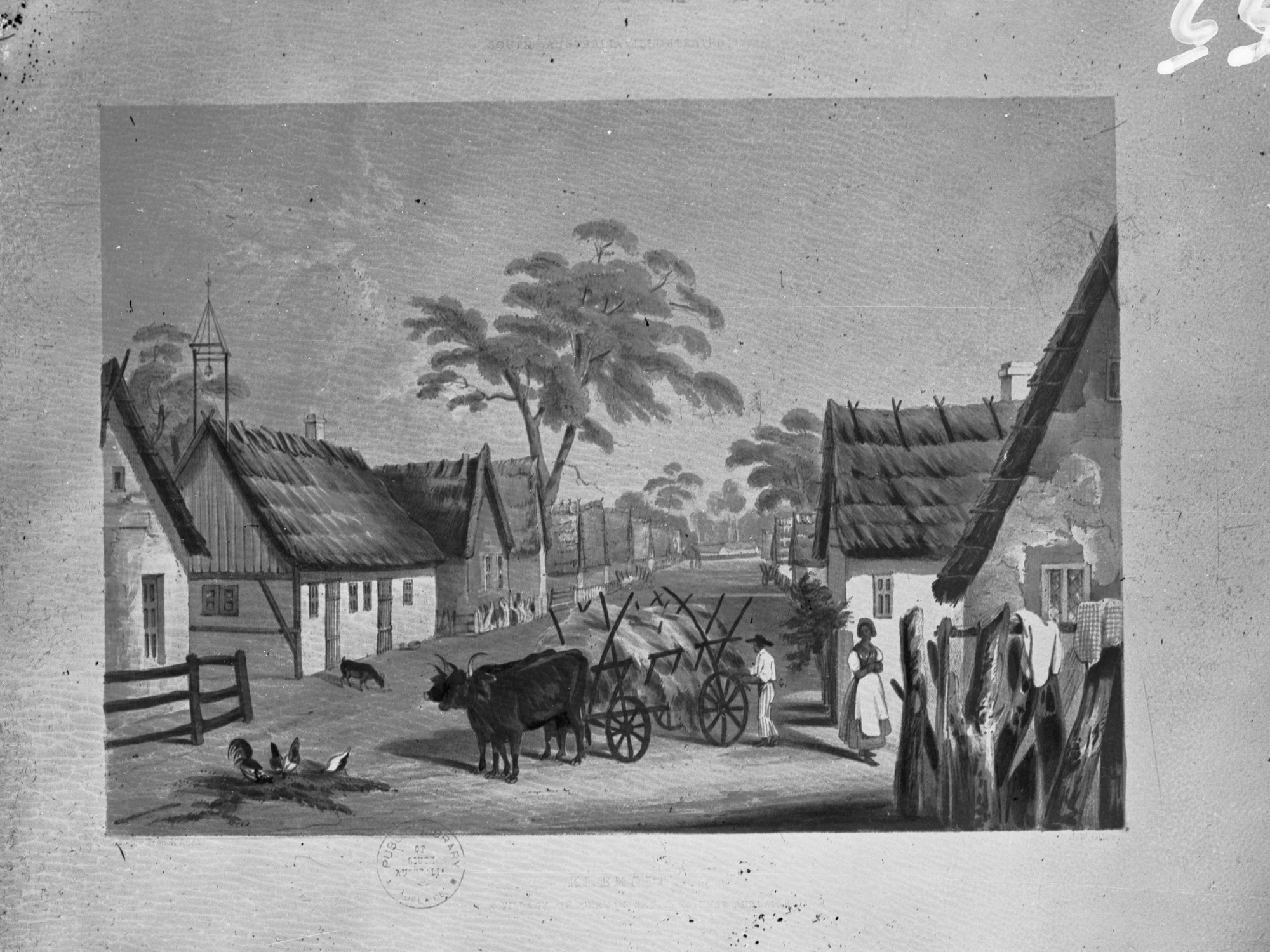 Klemzing Village , South Australia 1846 