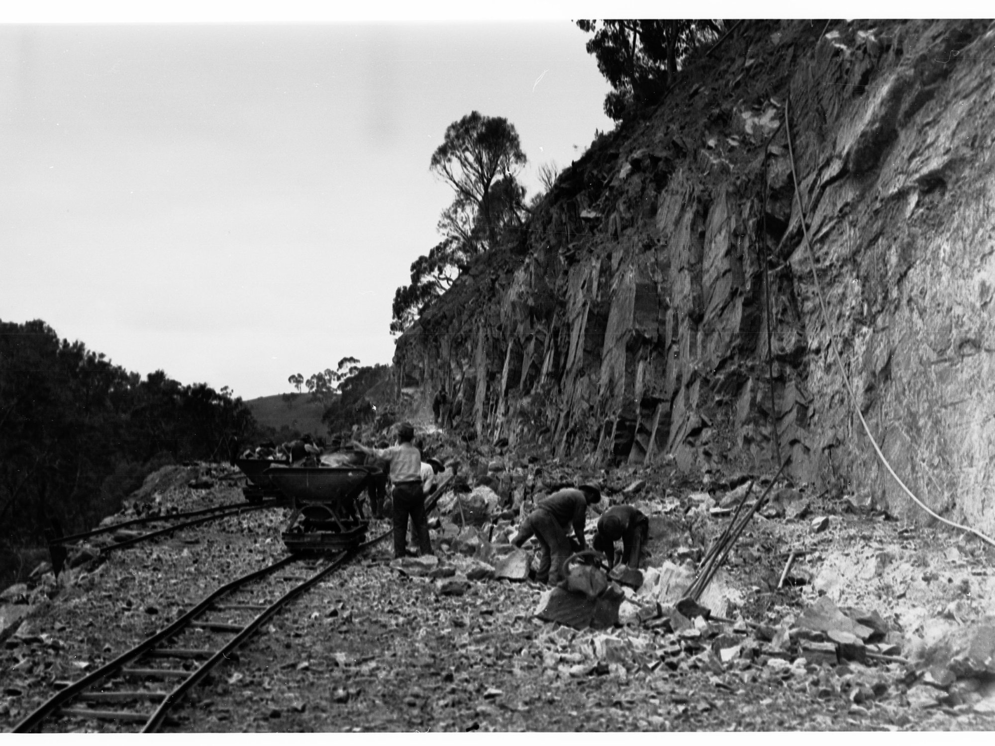 Construction of Torrens Gorge Road