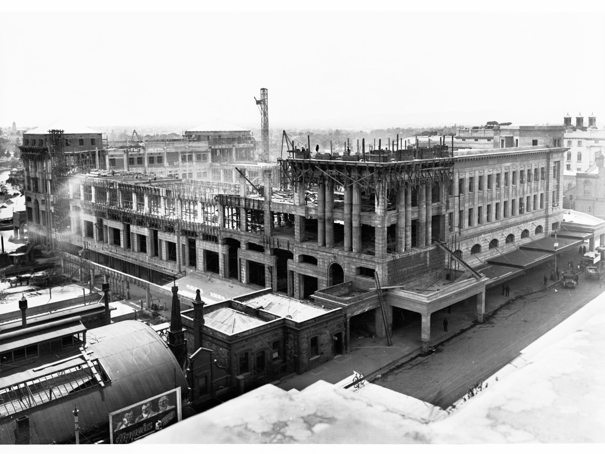 Adelaide Railway Station Under Construction