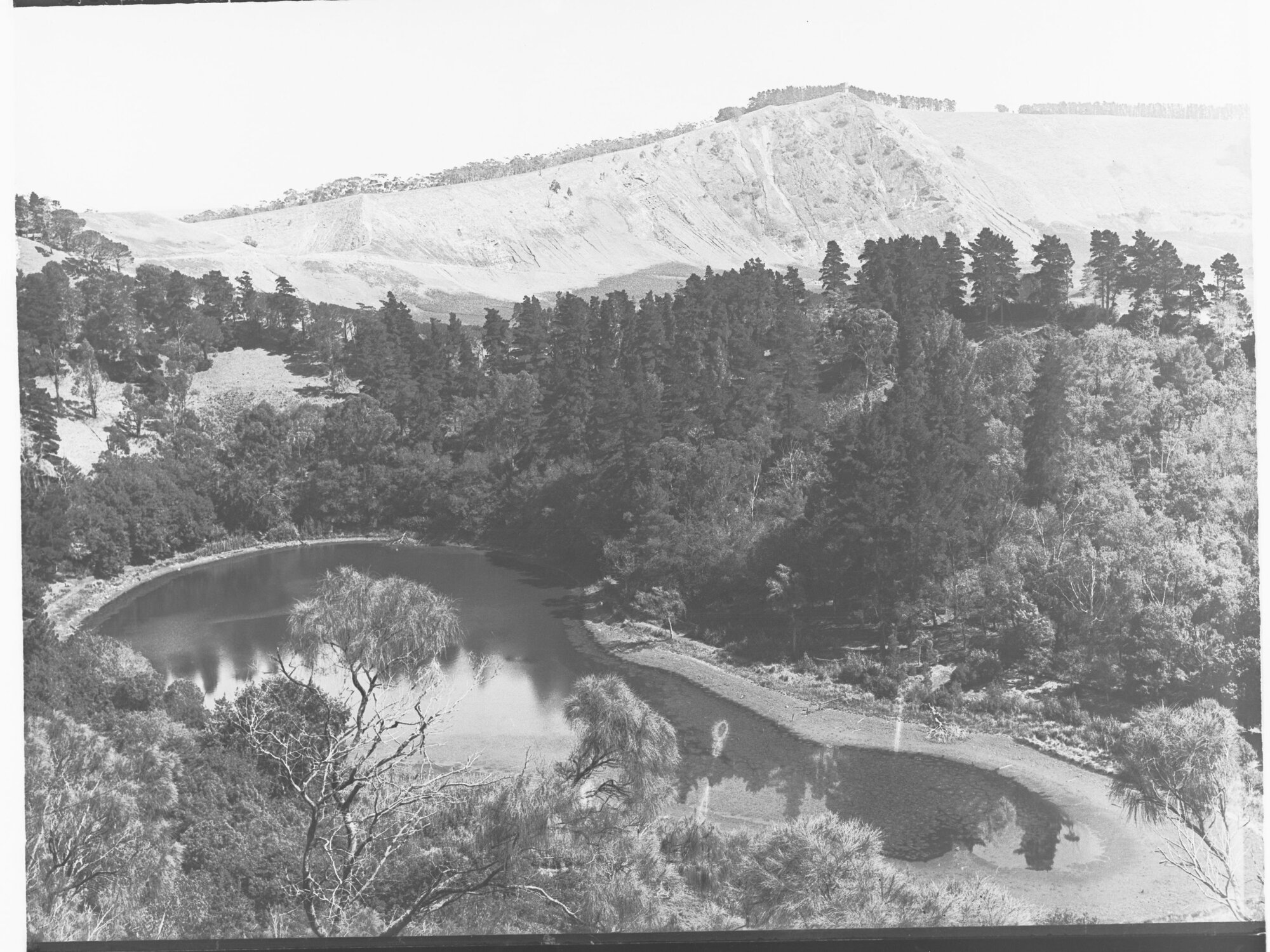 Leg of Mutton Lake at Mount Gambier