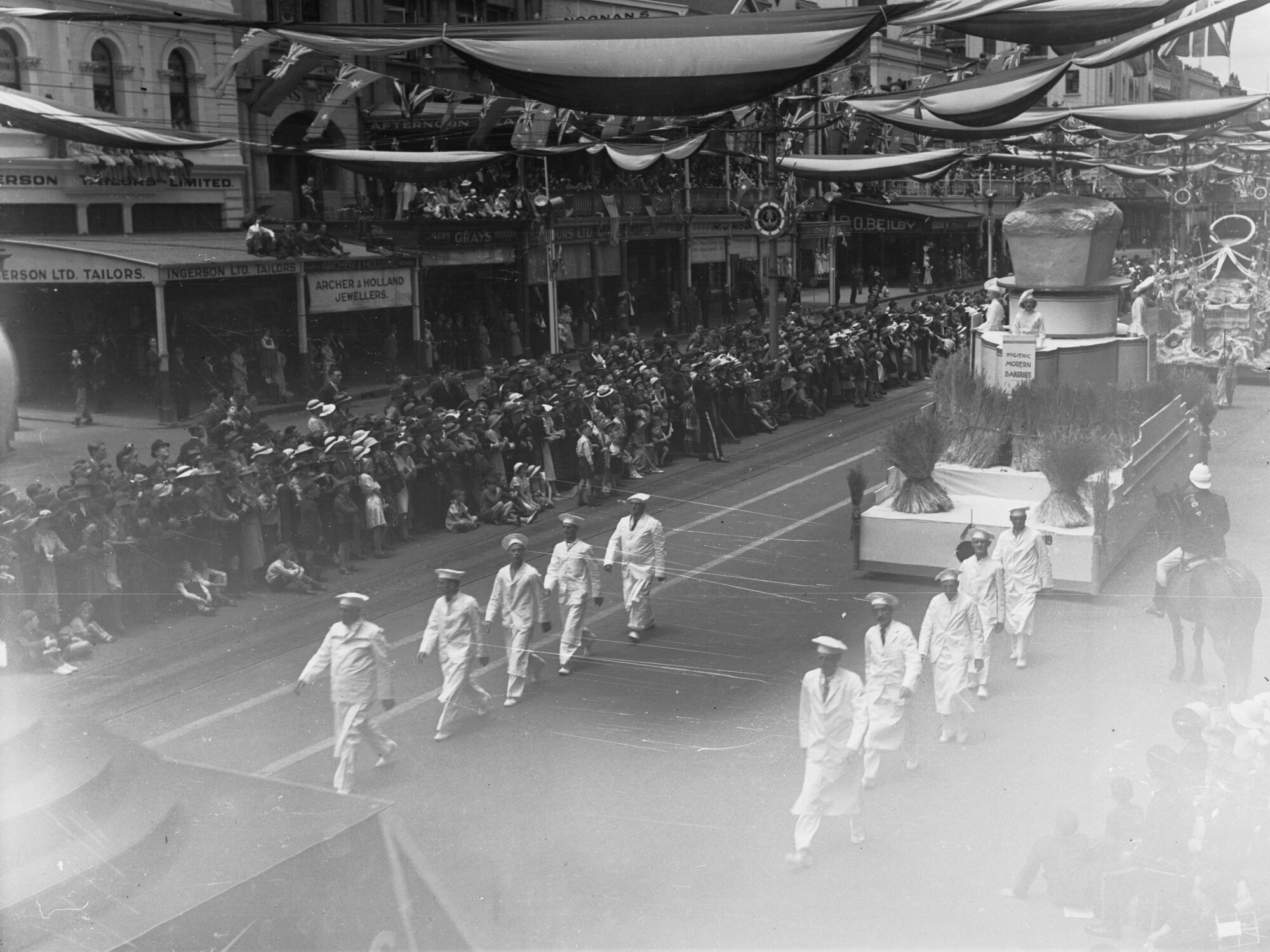 Pageant of progress King William Street Adelaide centenary