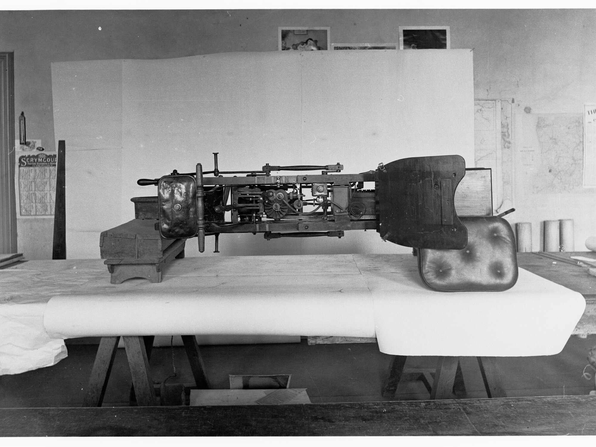 Railway Motor Tricycle on display - South Australian Railway negatives