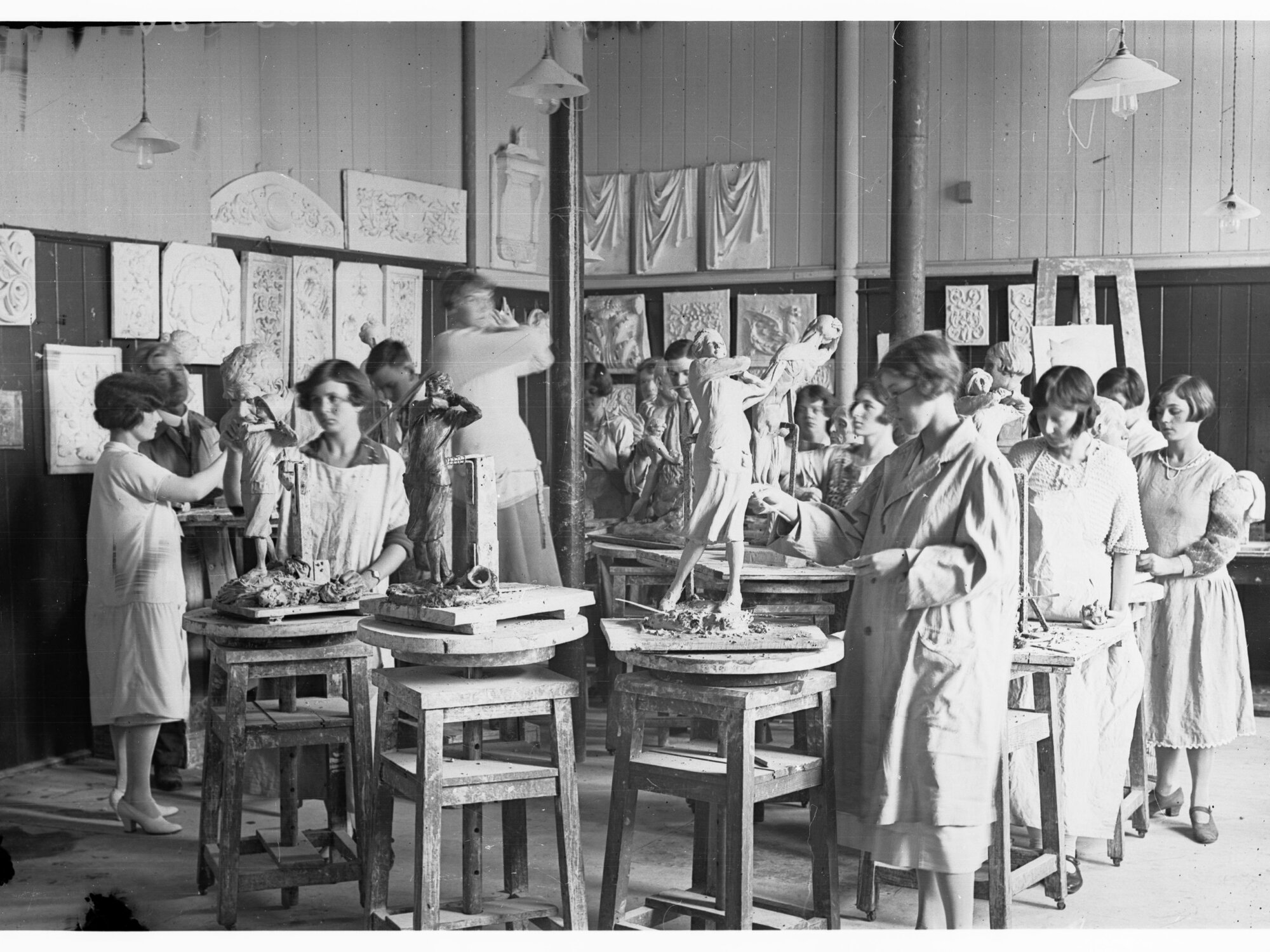 Sculpturing class
