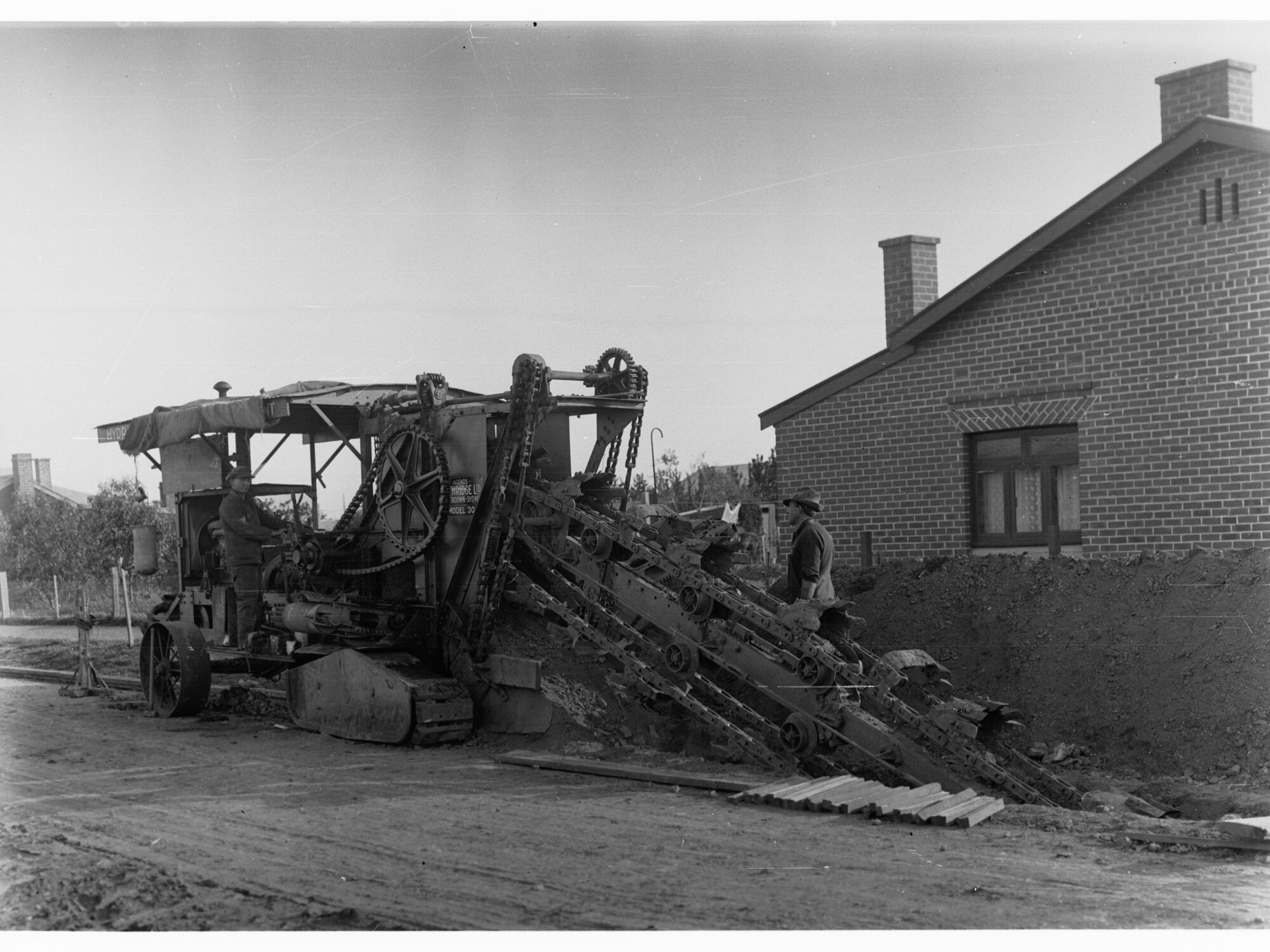 Glenelg Sewers showing machinery