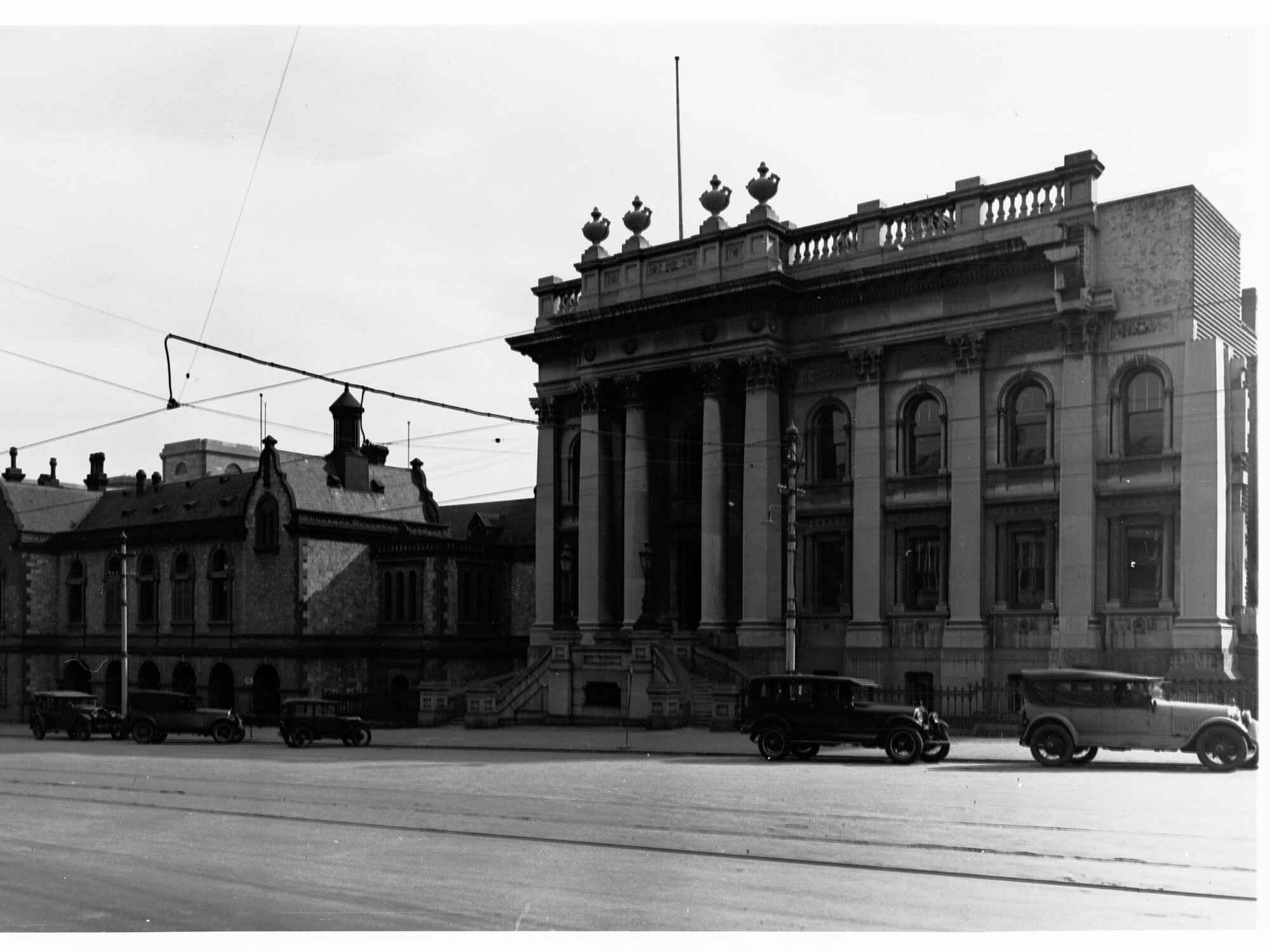 North Terrace Showing Railway Station and Old Legislative Council Building