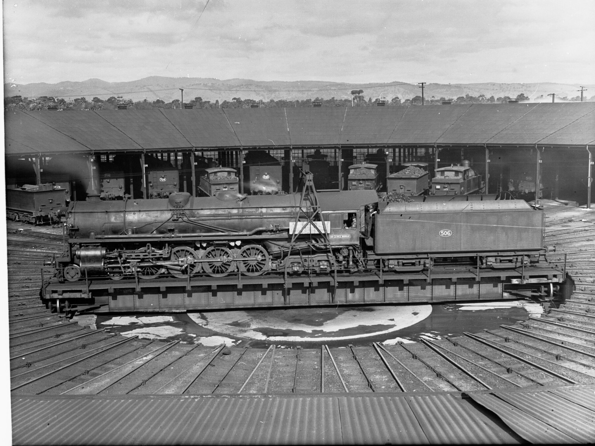 Turntable Engine Round House Mile End
