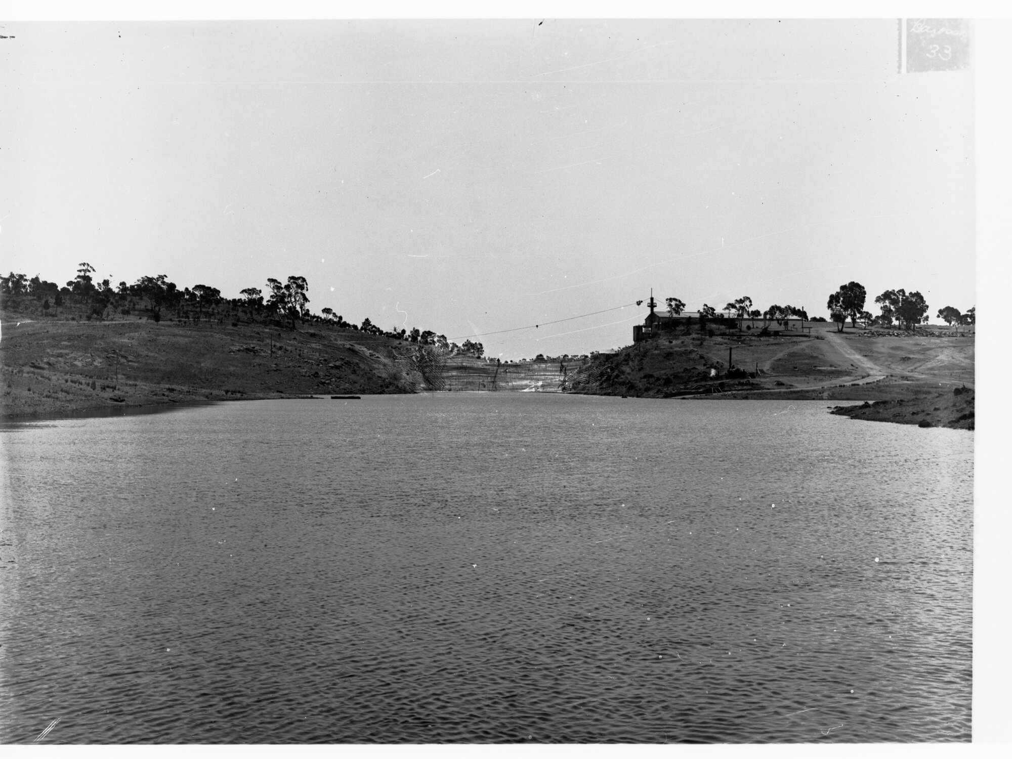 Barossa Dam looking north