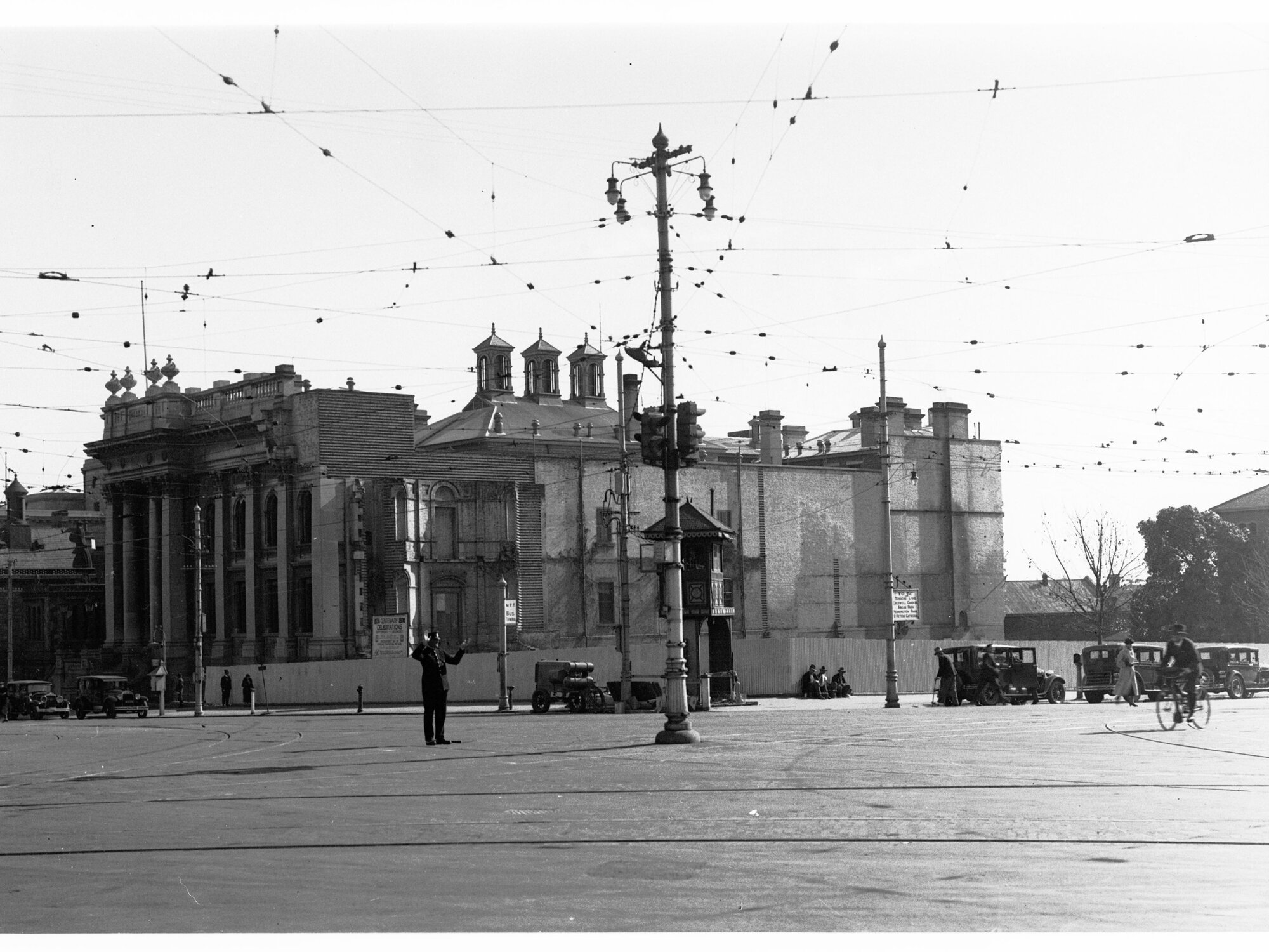 North Terrace showing old Legislative Council Building and Parliament House