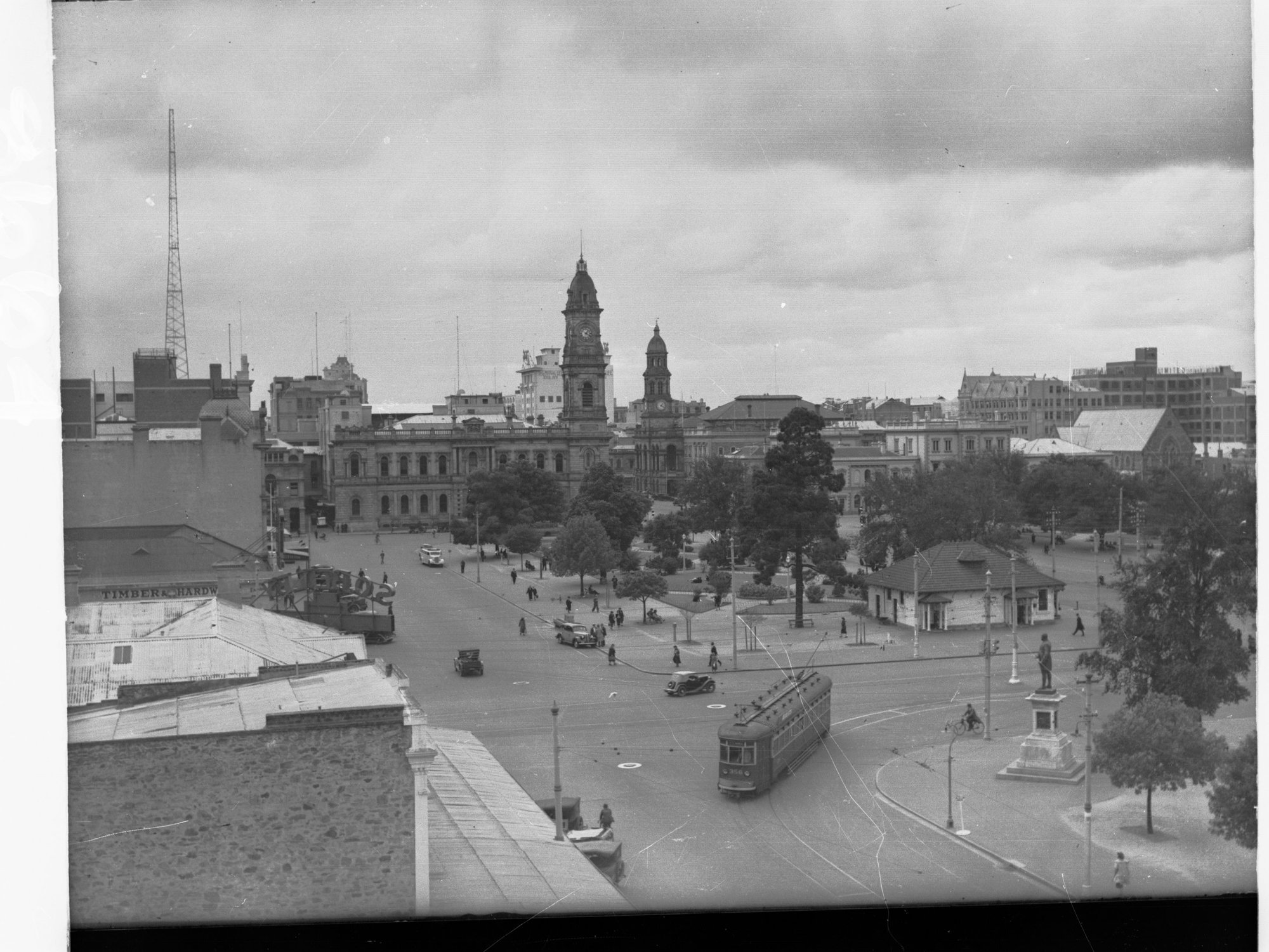 Victoria Square from Moores Building