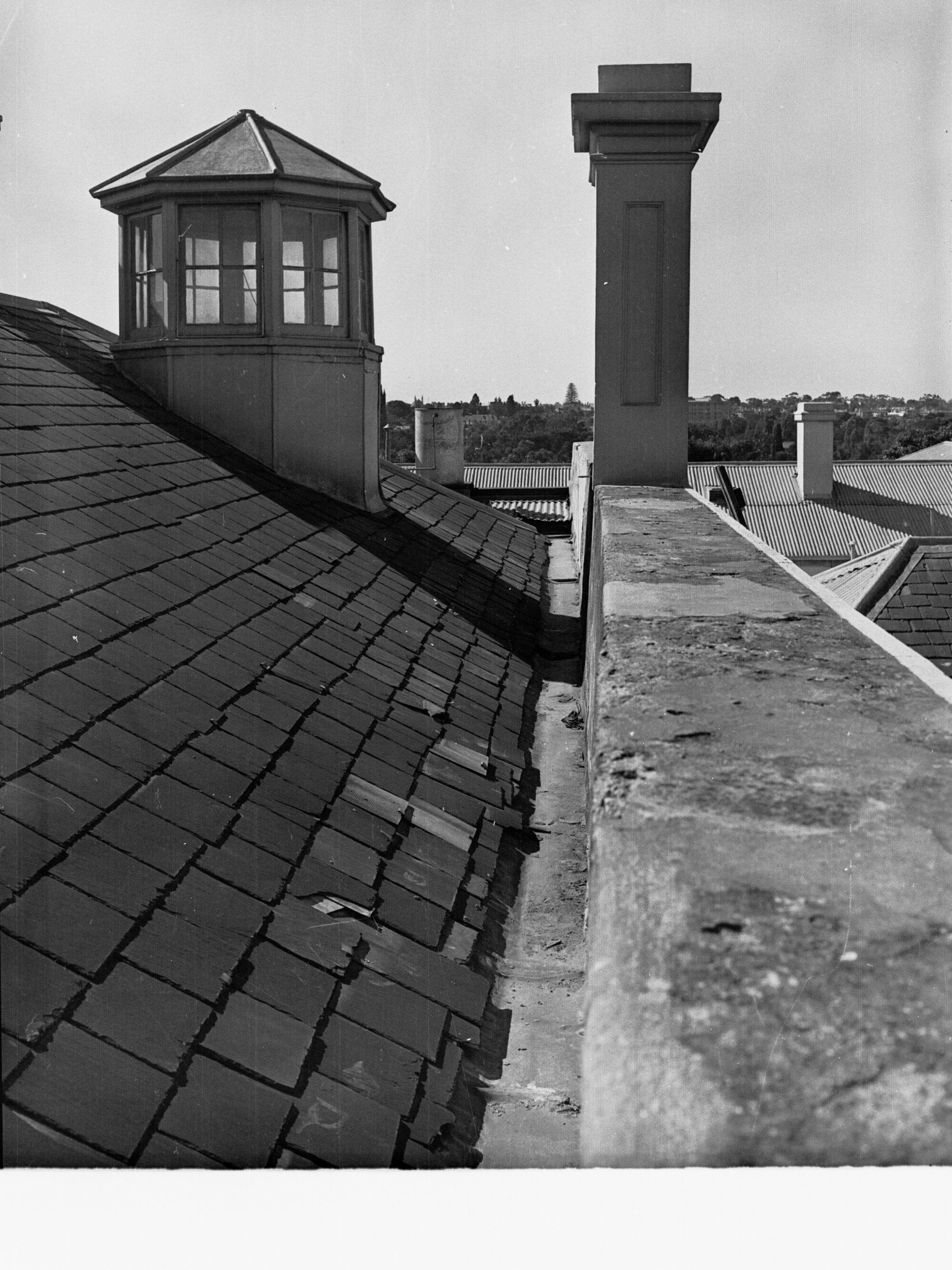 Roof of Government House During Renovation