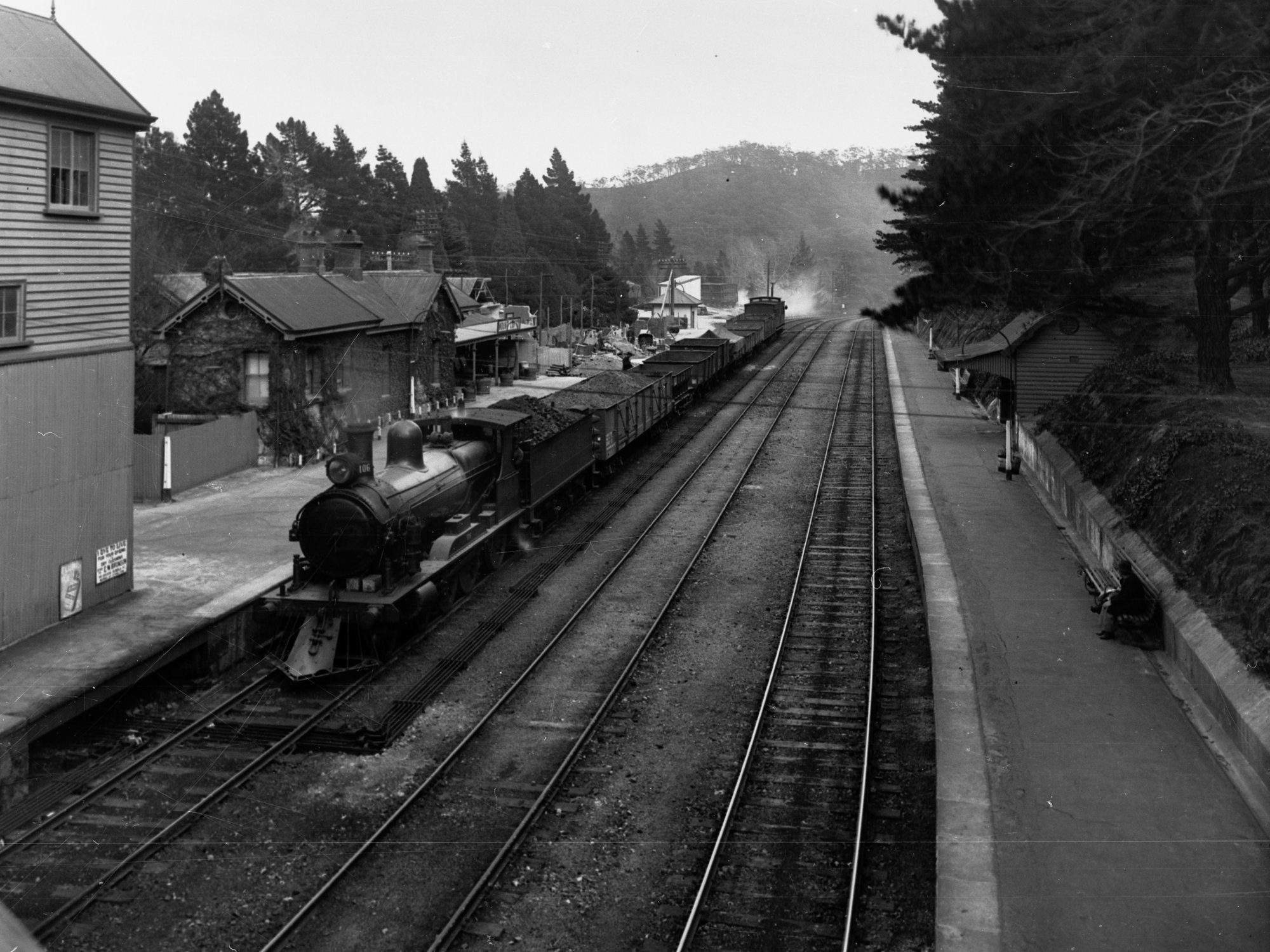 Locomotive at Mount Lofty Station