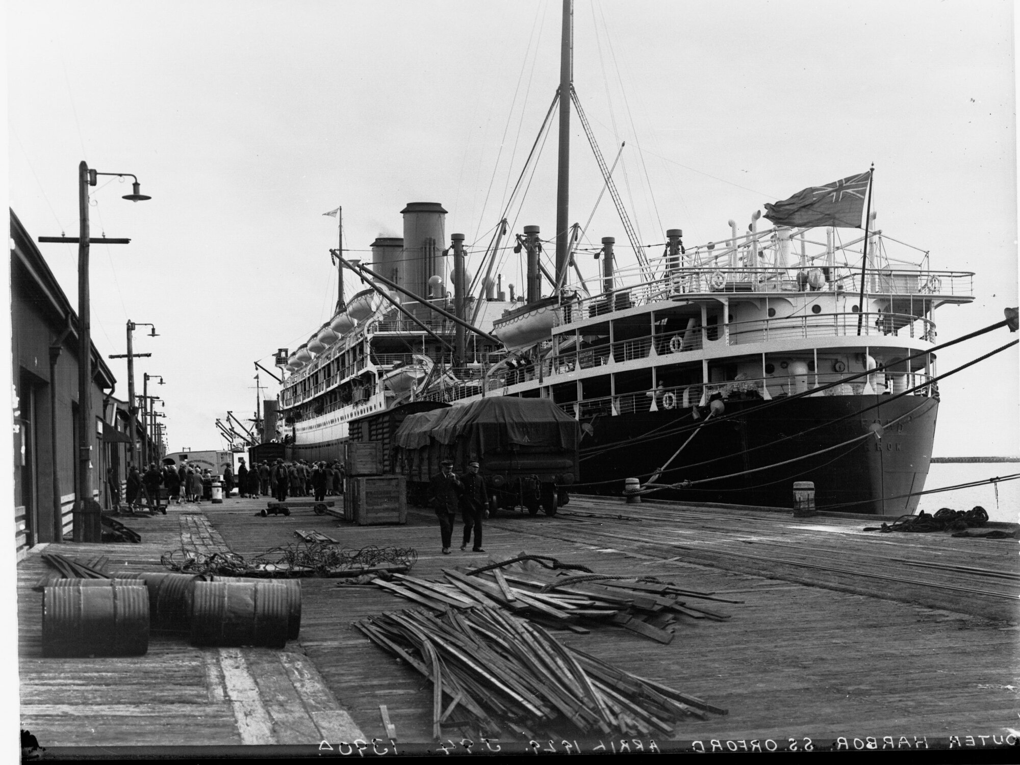 SS Orford at Outer Harbour
