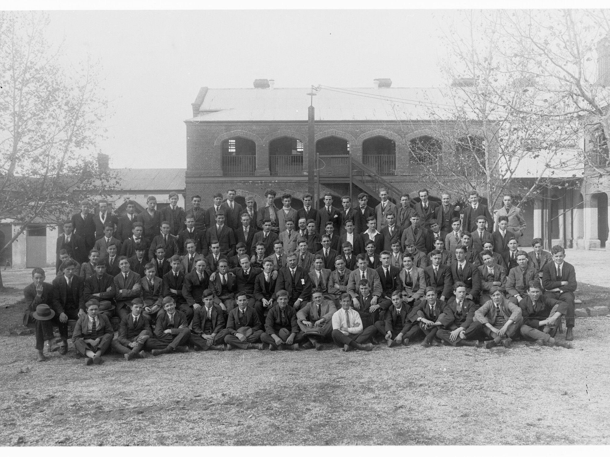 Farm Lads - Barwell Boys arrived on ship Largs Bay 14.6.1922