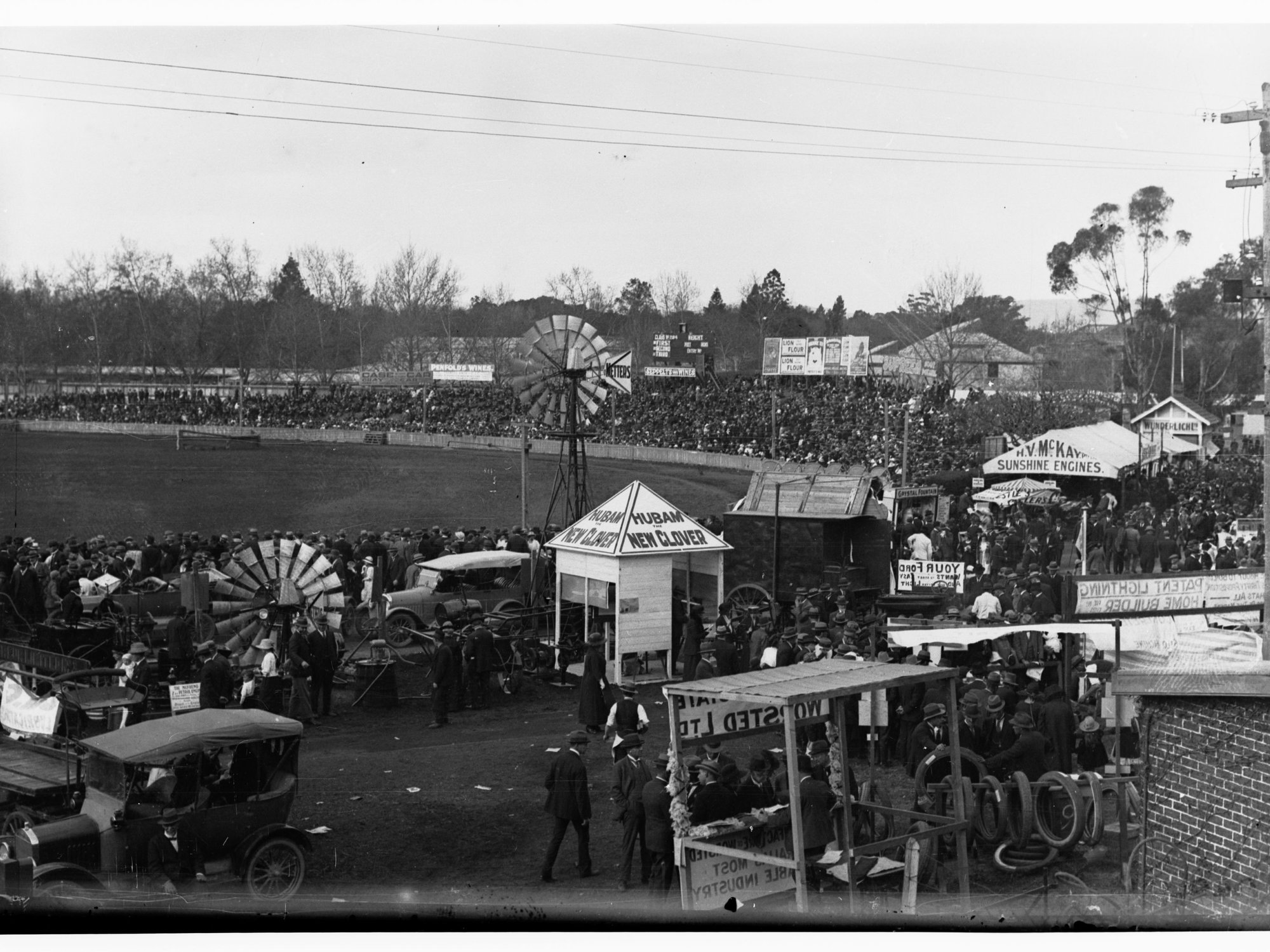 View of  Royal Adelaide Show, North Terrace