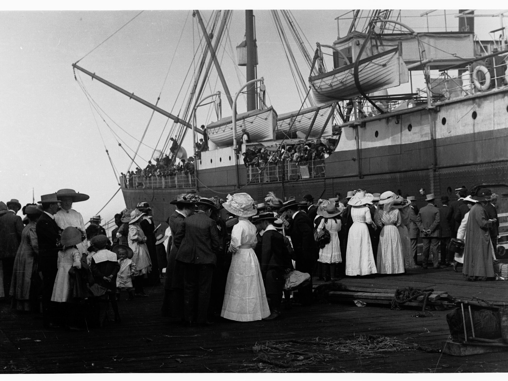 The Belgic berthed at Port Adelaide