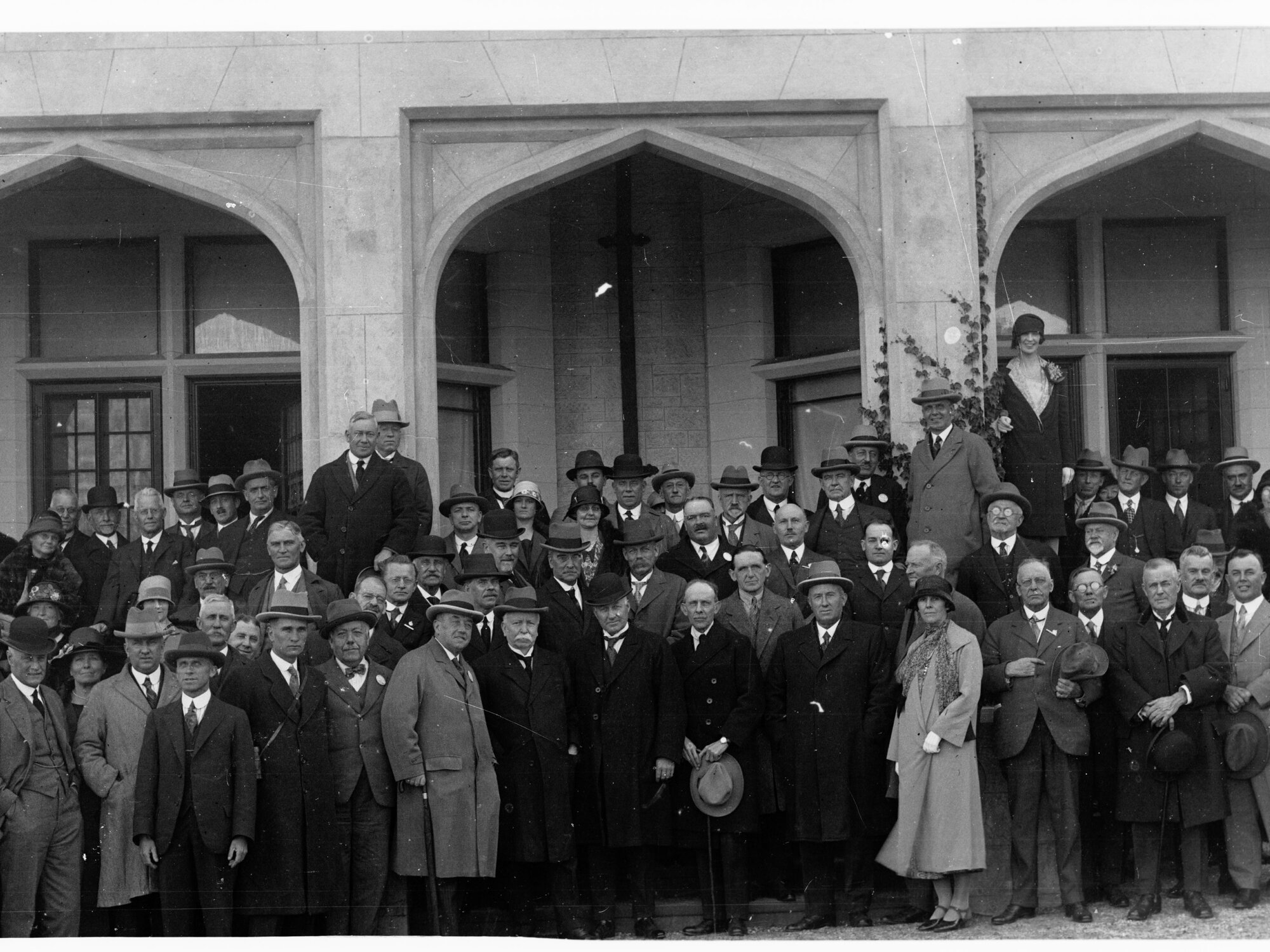 Group photograph at 'Carminow', Mount Lofty