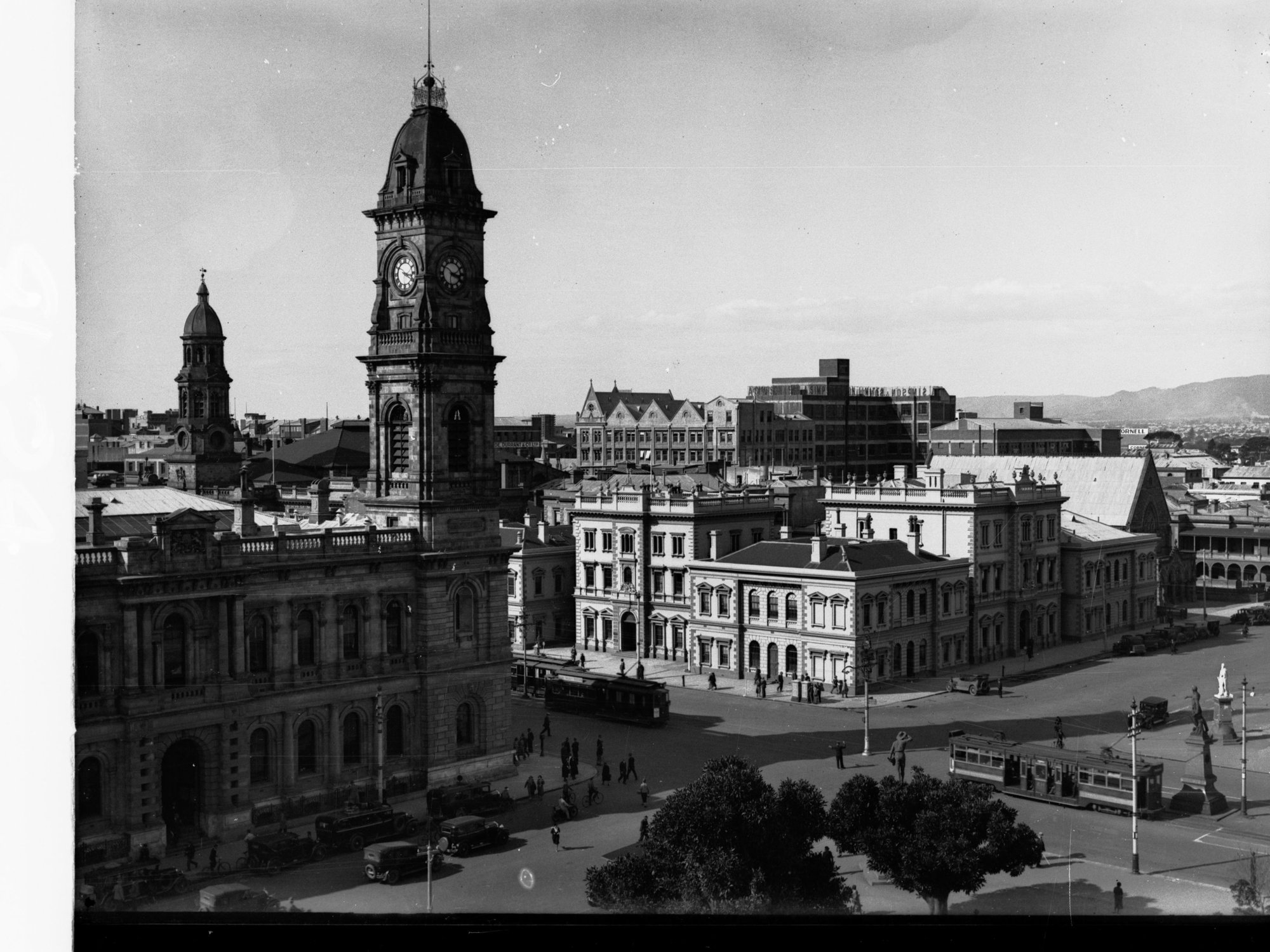 Adelaide Looking North East From Rechabite Building Showing Post Office Tower
