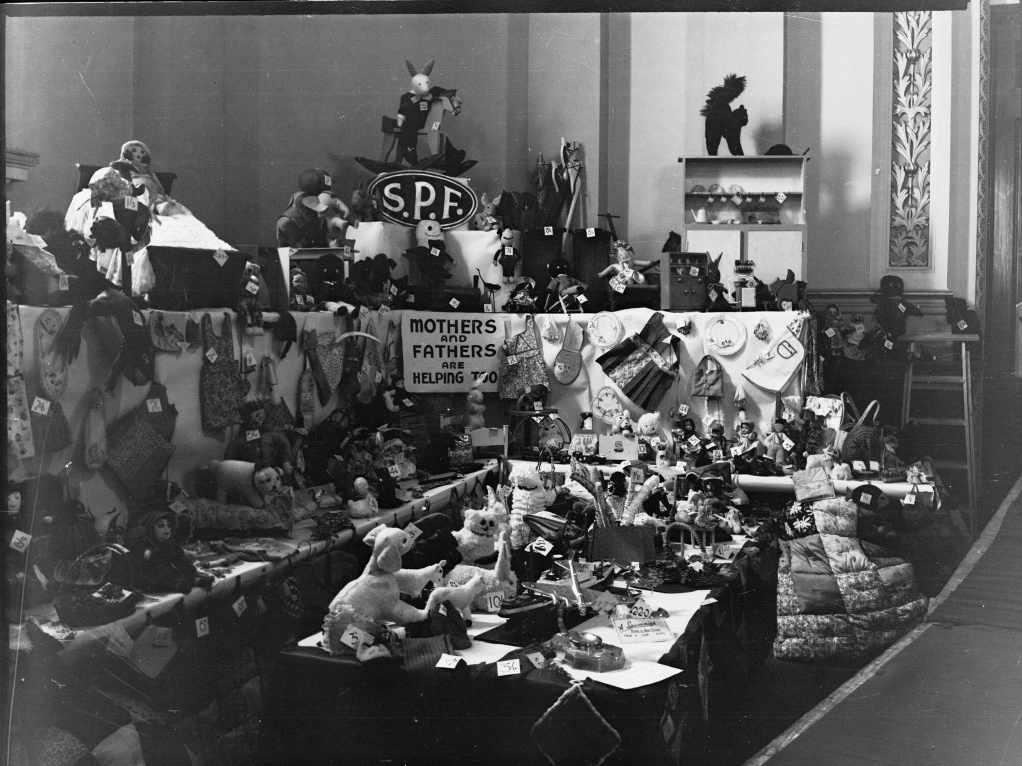 Schools' Patriotic Fund (SPF) handicrafts fair, Adelaide Town Hall