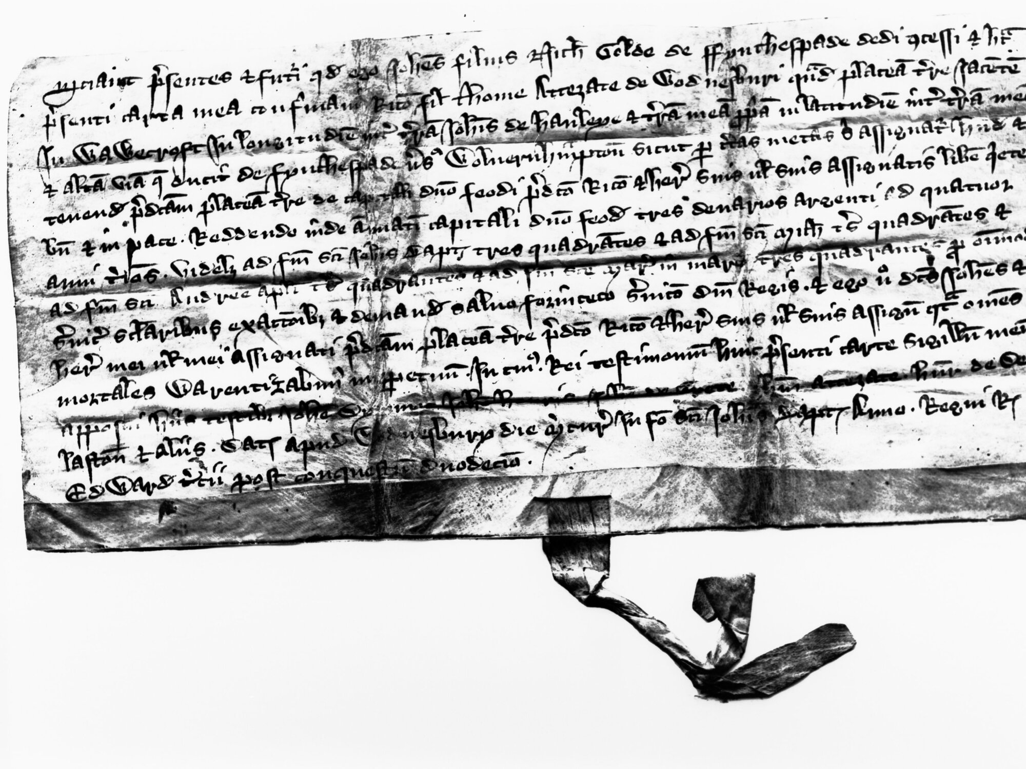 Calligraphy written to Henry IV