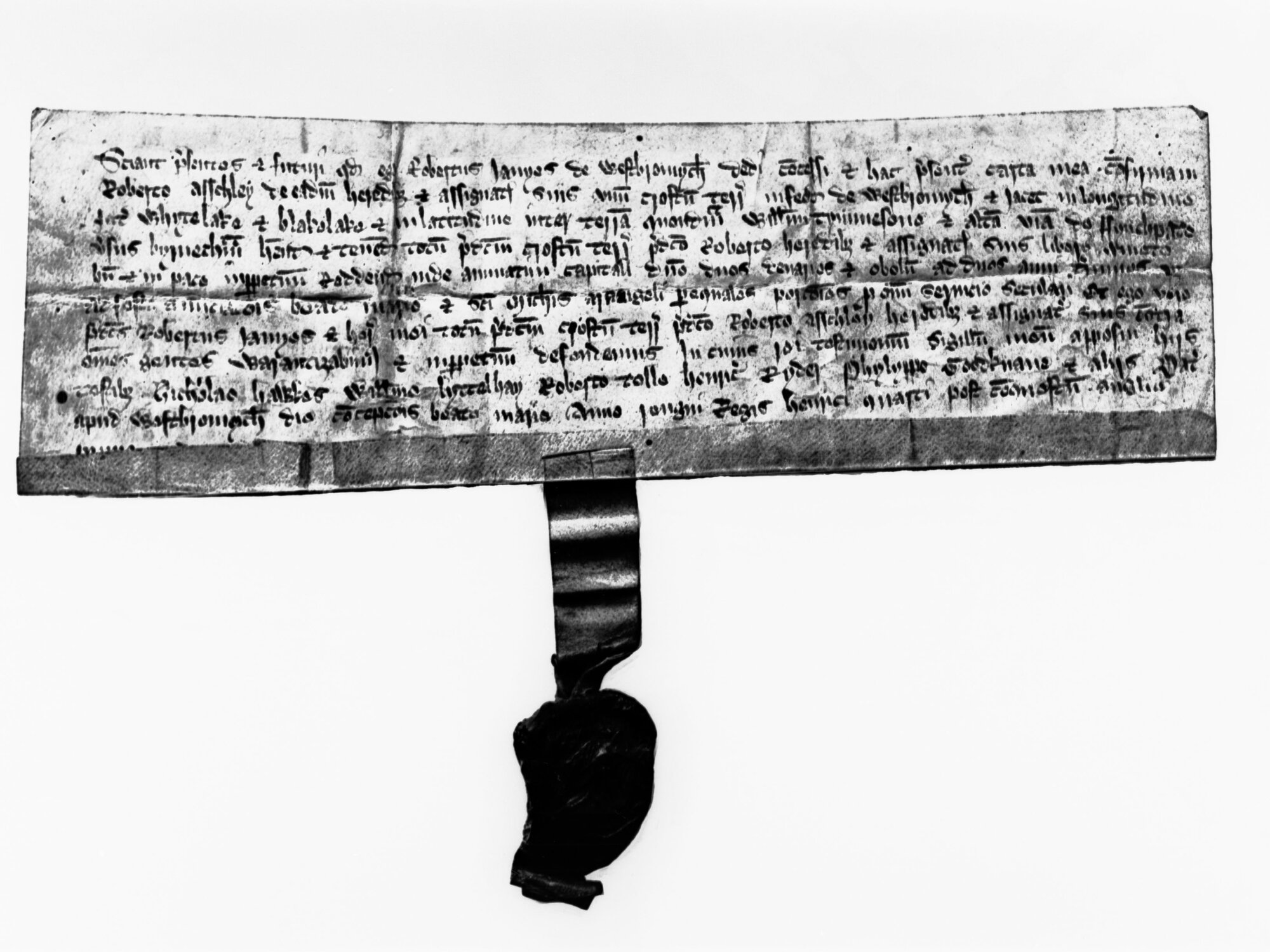 Calligraphy by Edward III