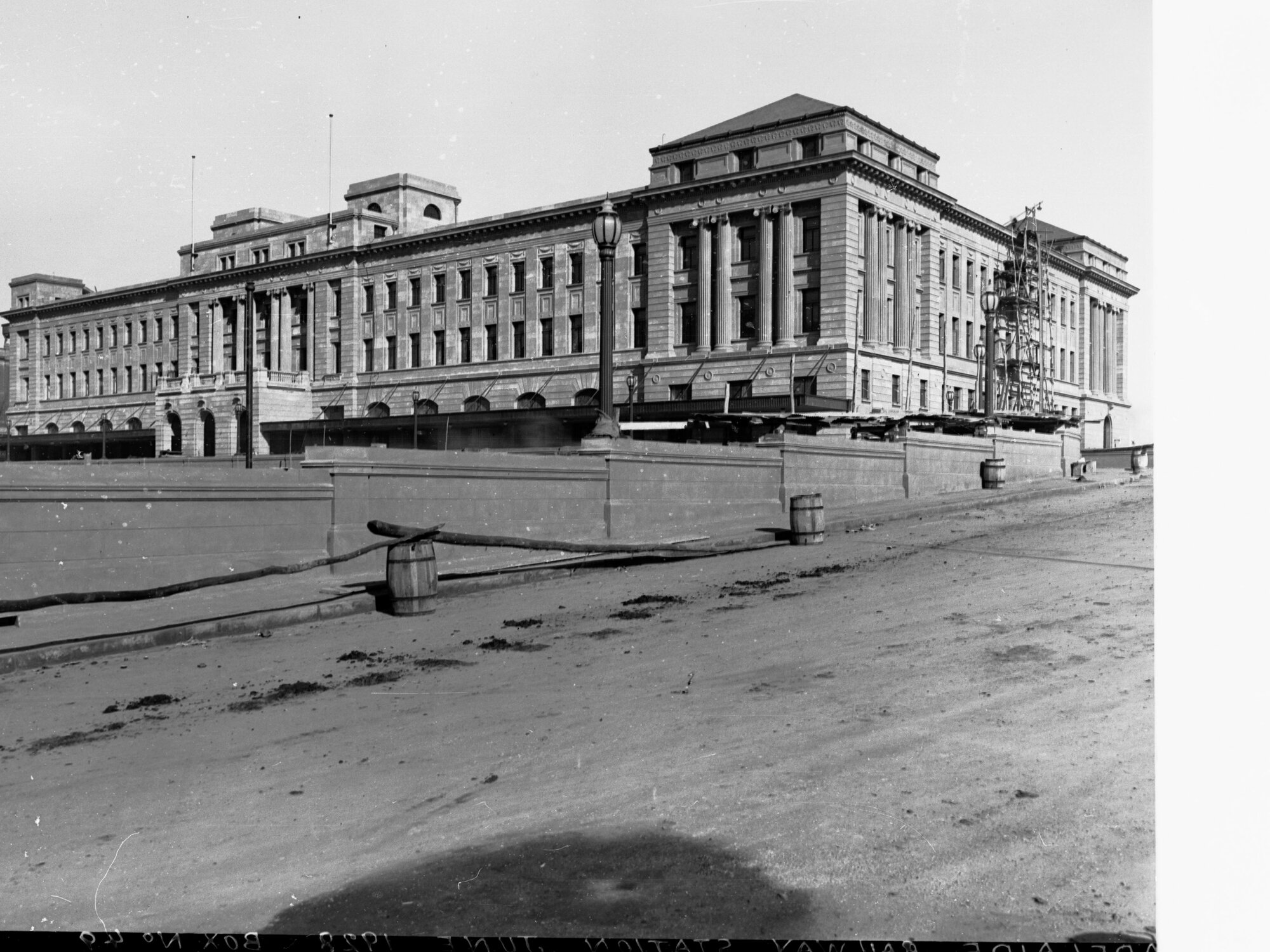 Adelaide Railway Station Under Construction