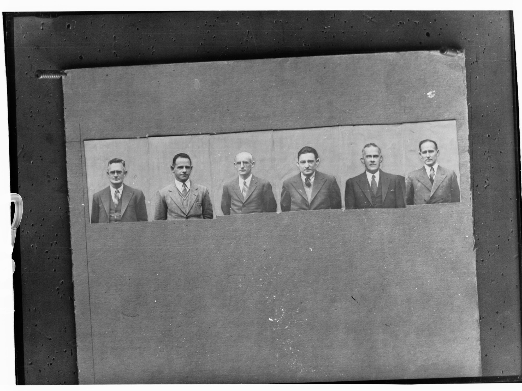 Group of six unidentified men