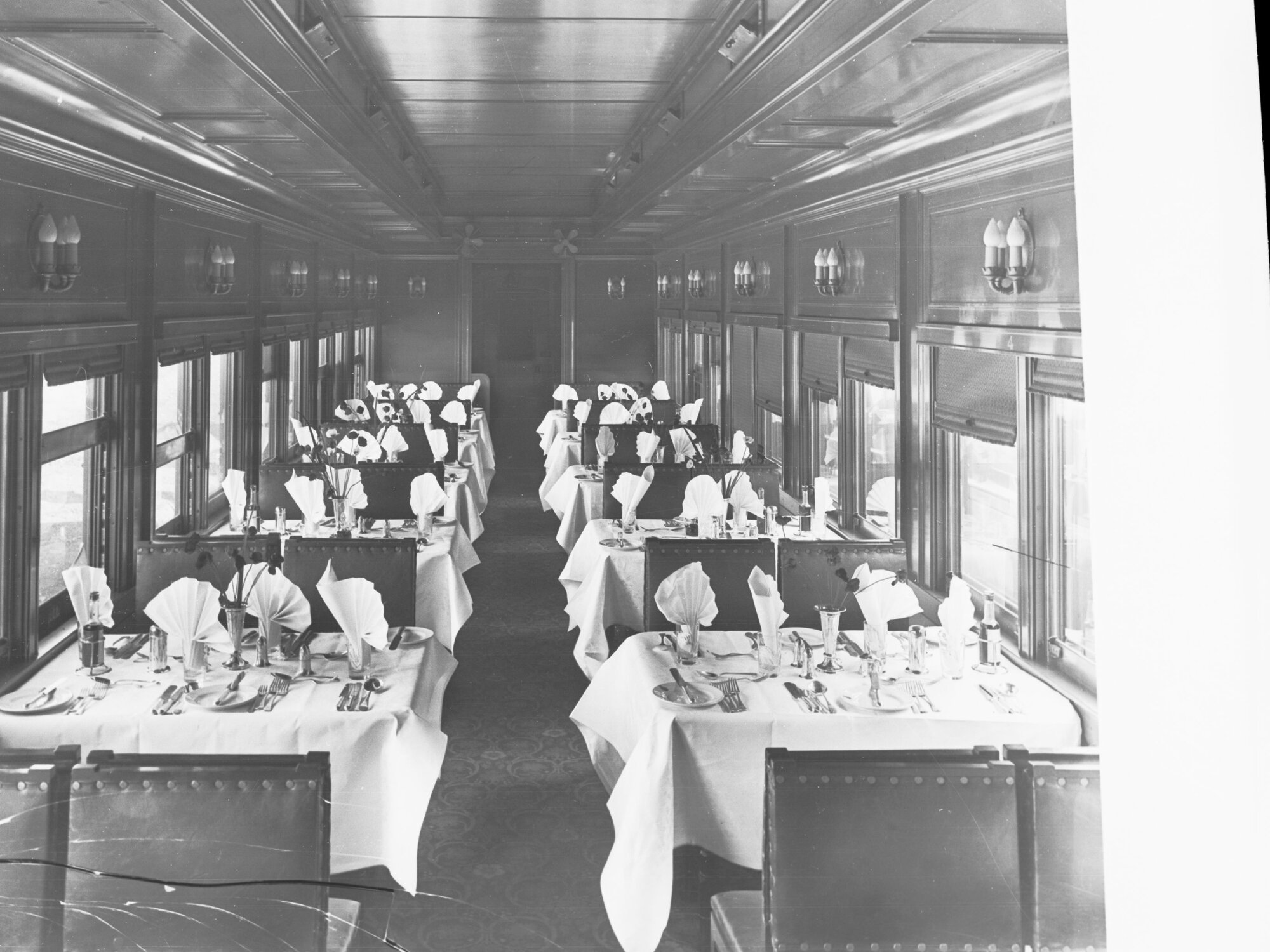 Interior of Pullman Dining Car