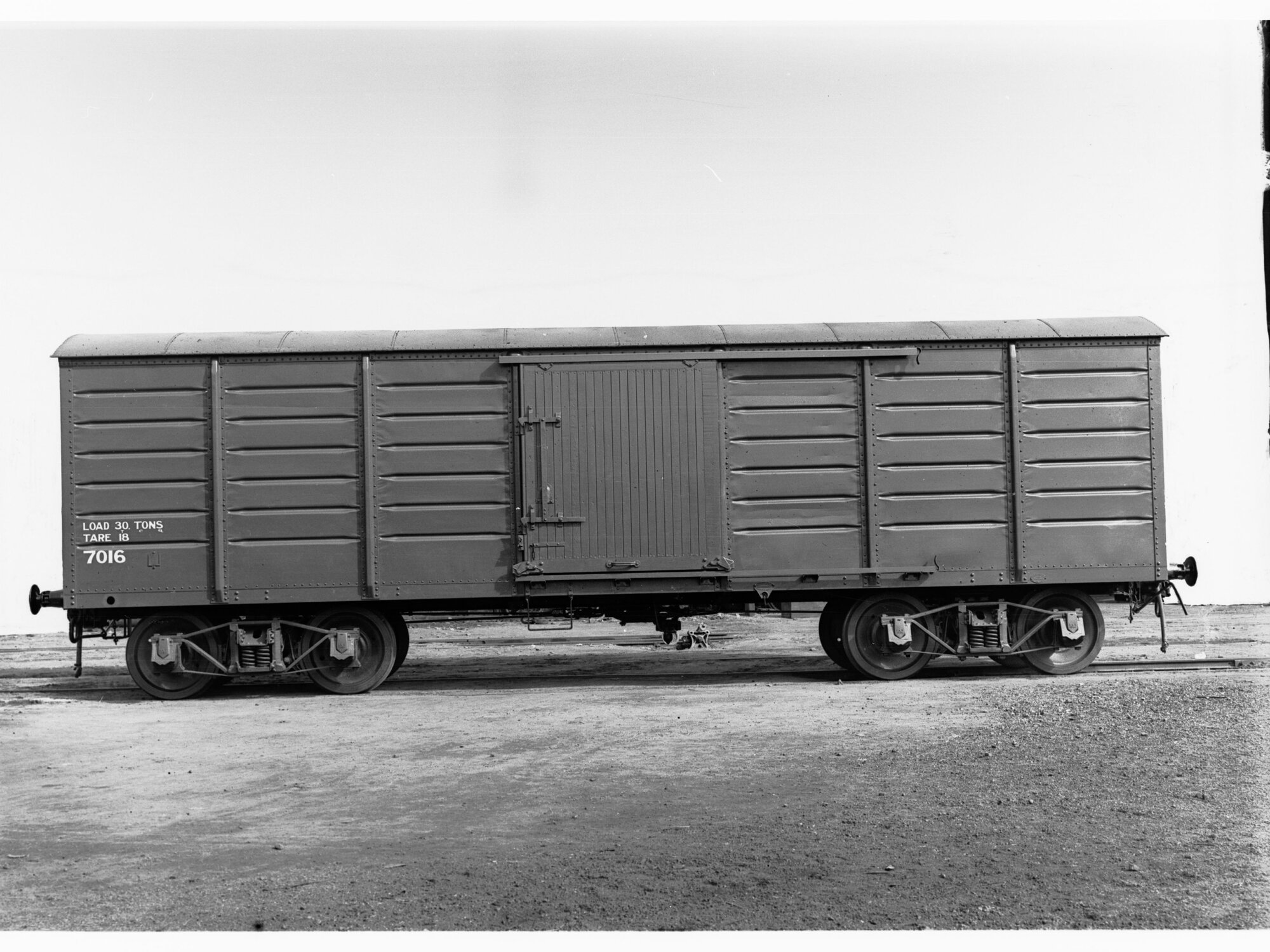 Railway box van at Islington