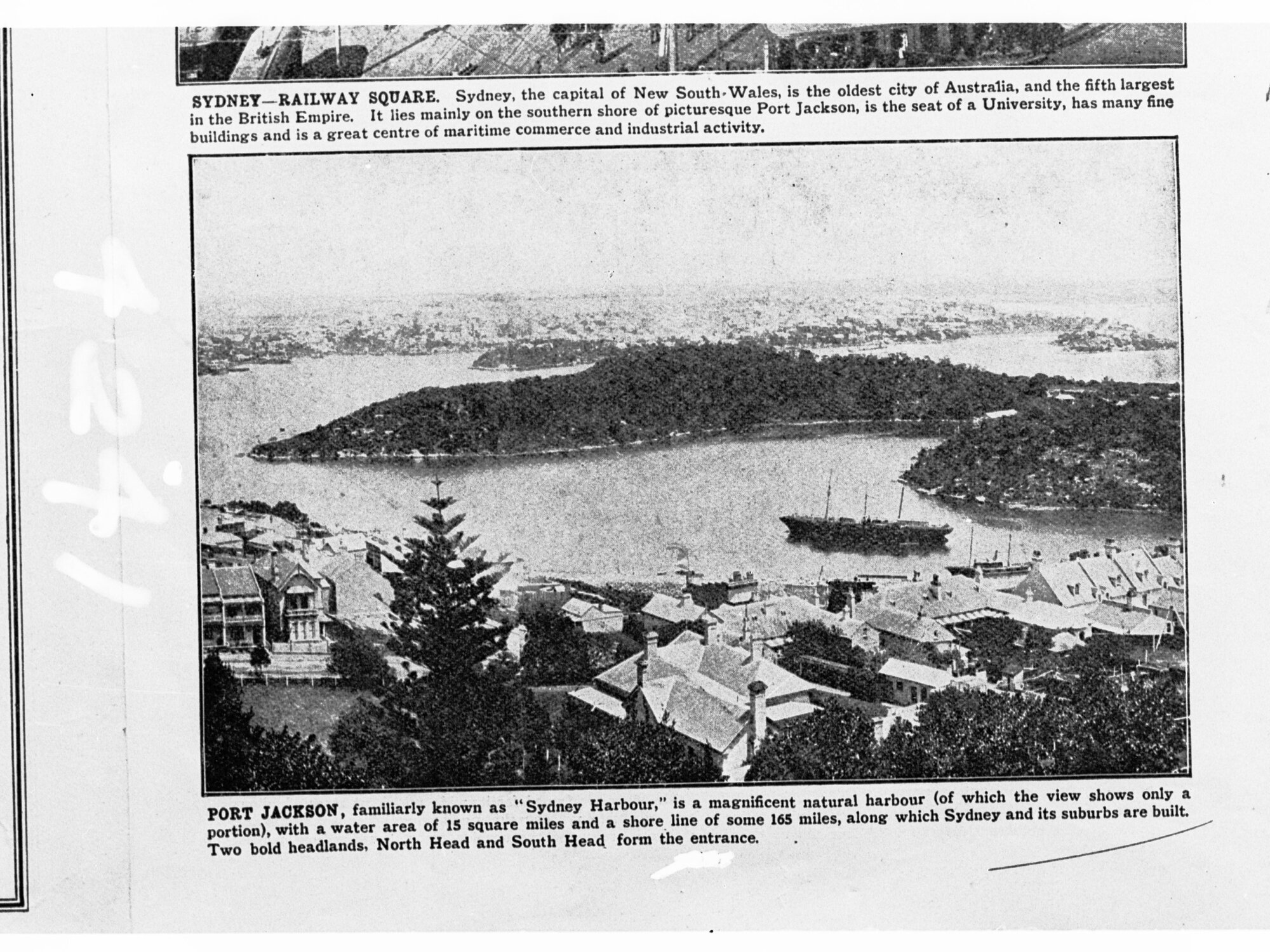 Port Jackson, familiarly known as Sydney Harbour